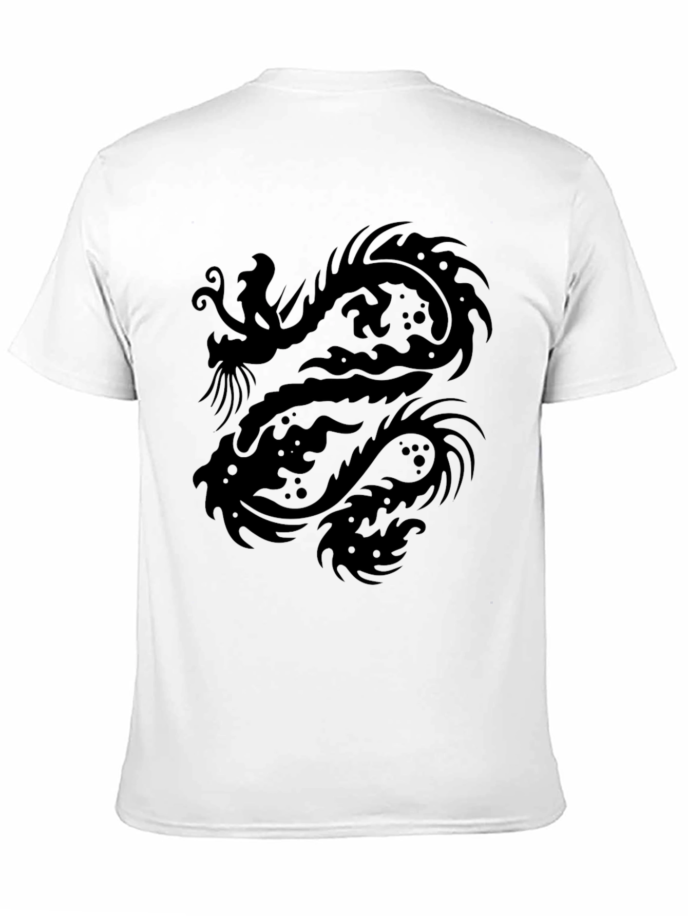 Dragon Graphic Black T-Shirt - Mens Style