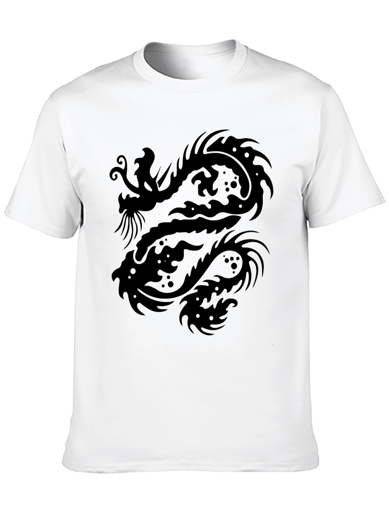 Dragon Graphic Black T-Shirt - Mens Style