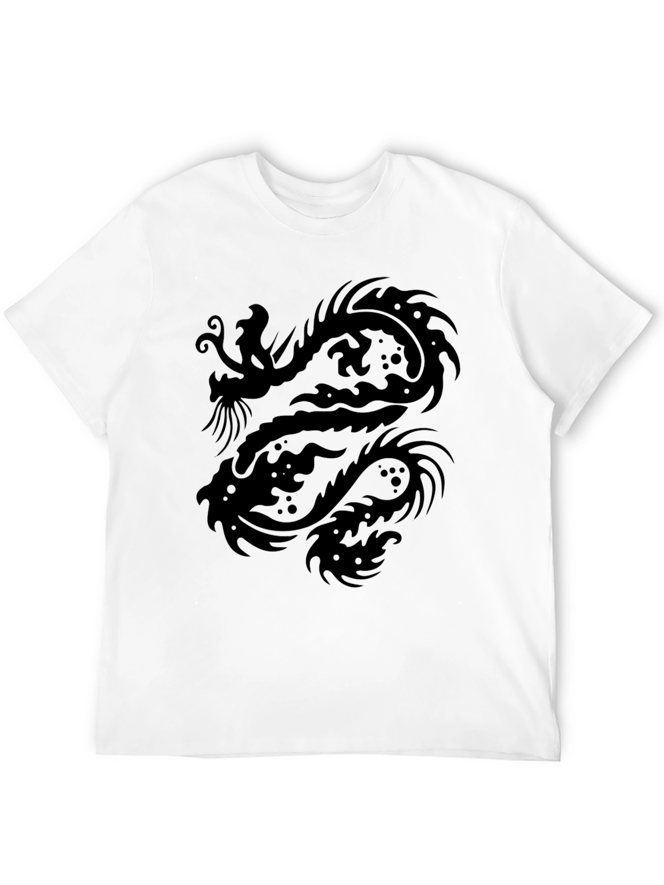 Dragon Graphic Black T-Shirt - Mens Style