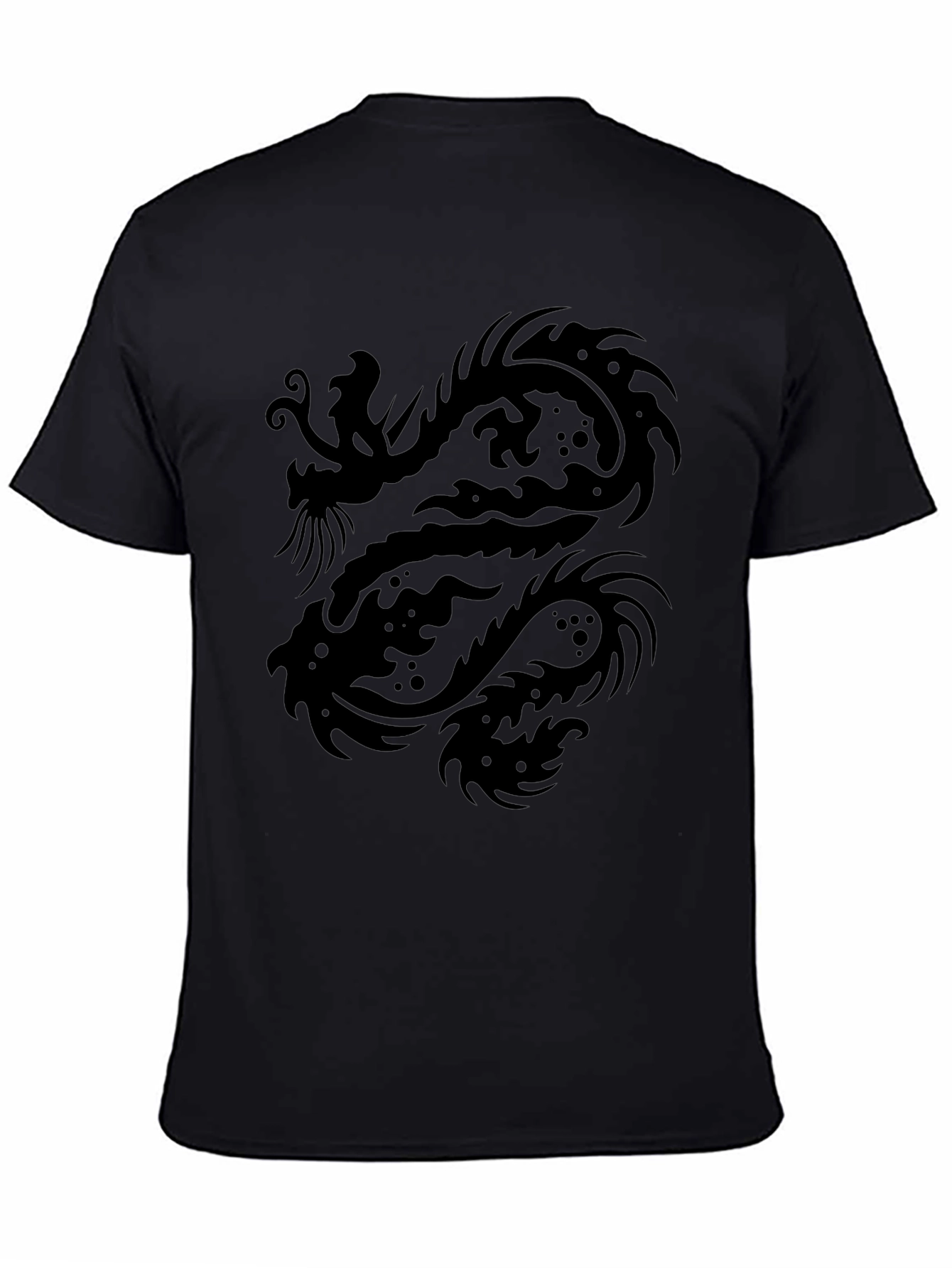 Dragon Graphic Black T-Shirt - Mens Style
