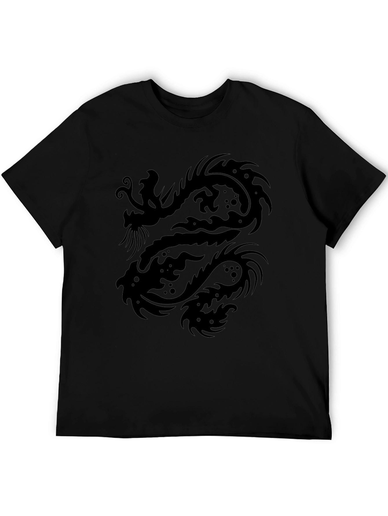 Dragon Graphic Black T-Shirt - Mens Style