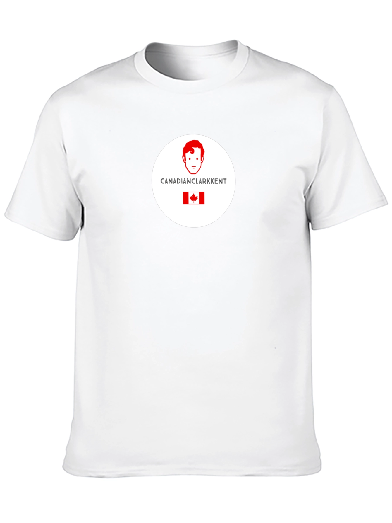 Canadian Clark Kent T-Shirt - Black Graphic Print