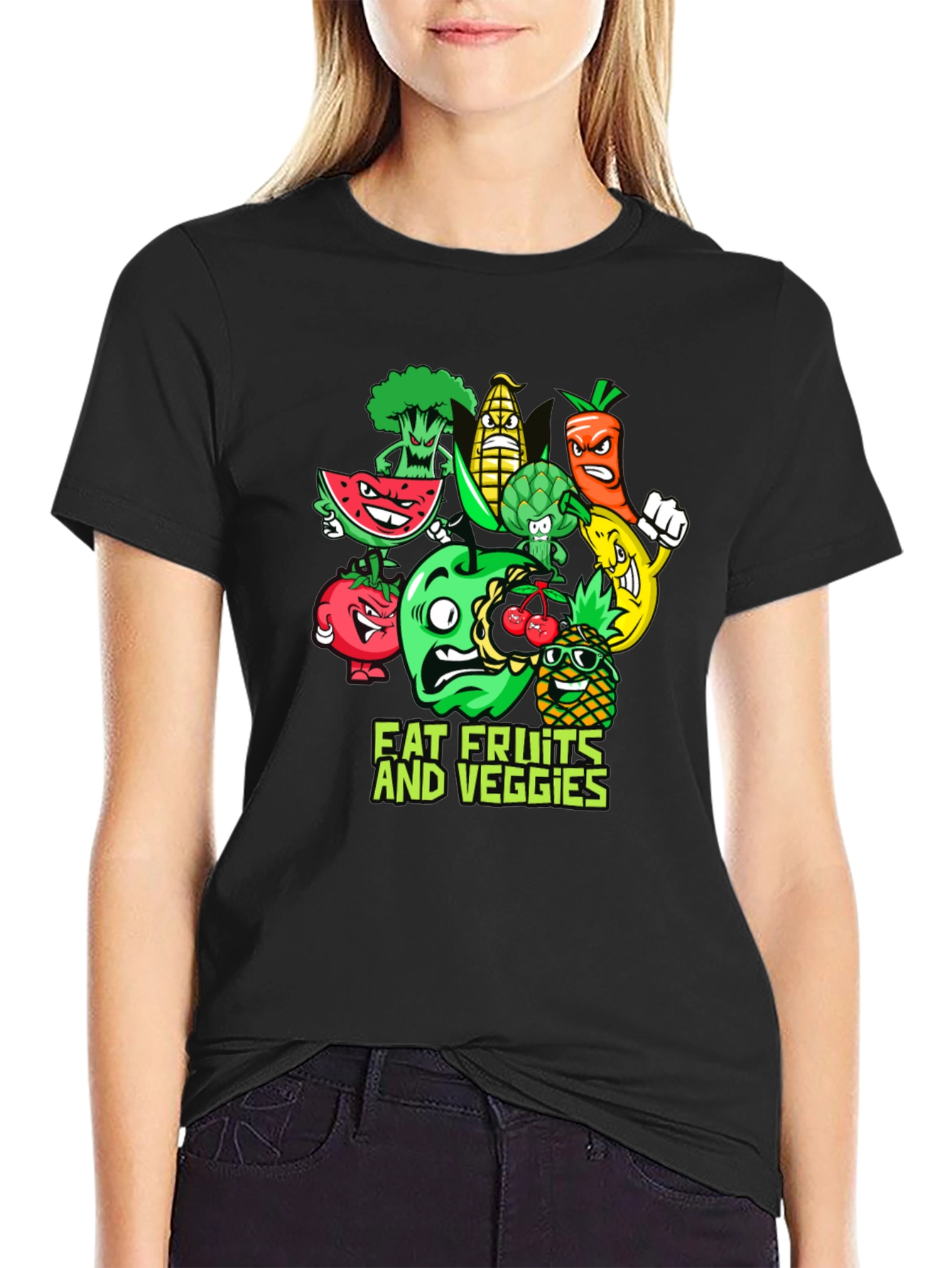 Eat Fruits and Veggies Graphic Tee