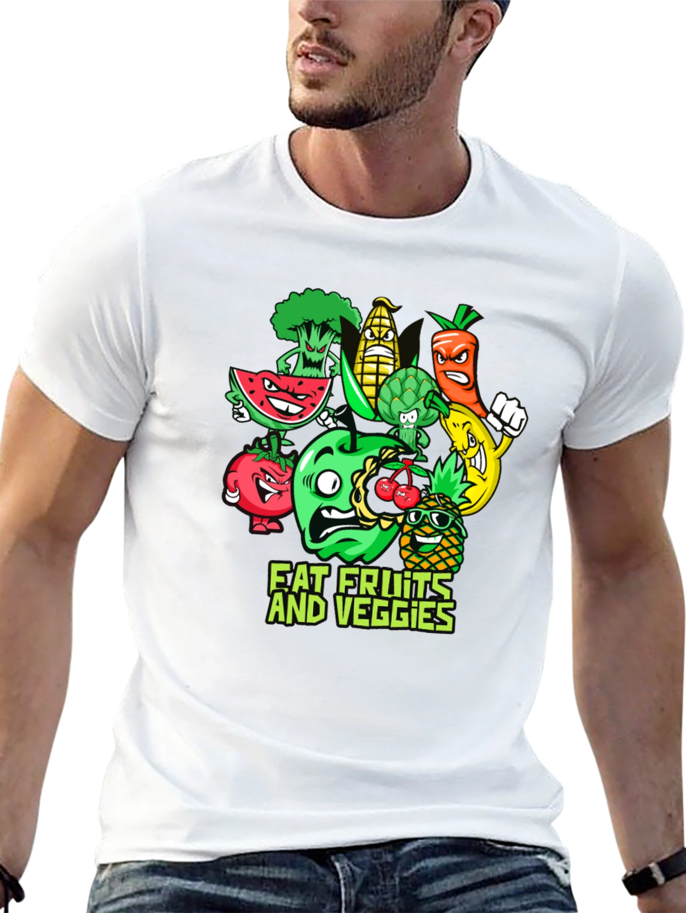 Eat Fruits and Veggies Graphic Tee