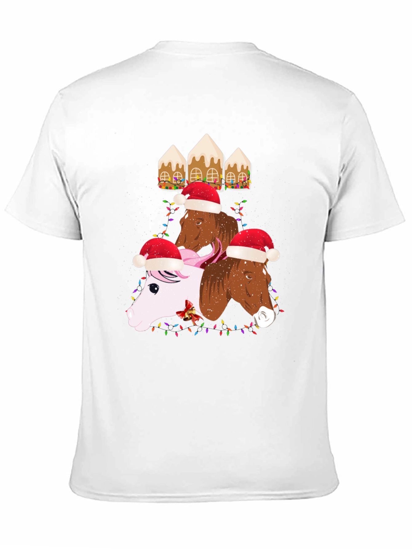 Festive Horses Christmas T-Shirt