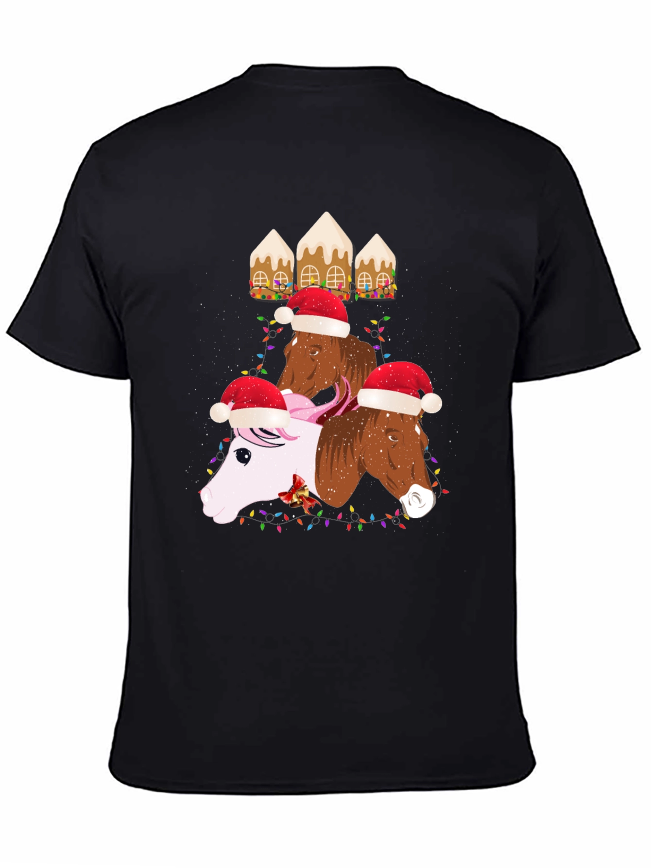 Festive Horses Christmas T-Shirt