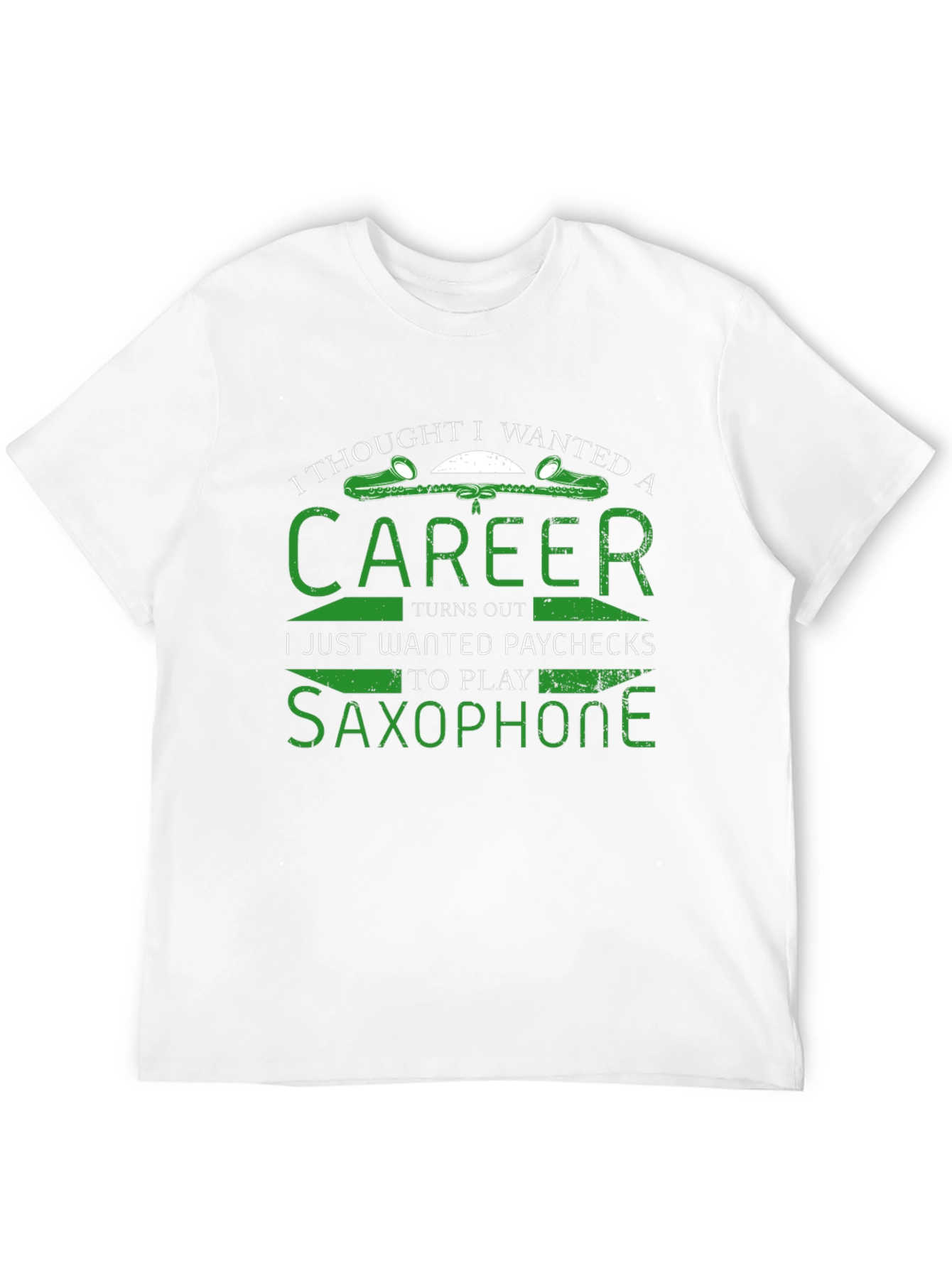 Saxophone Player T-Shirt Career Paycheck