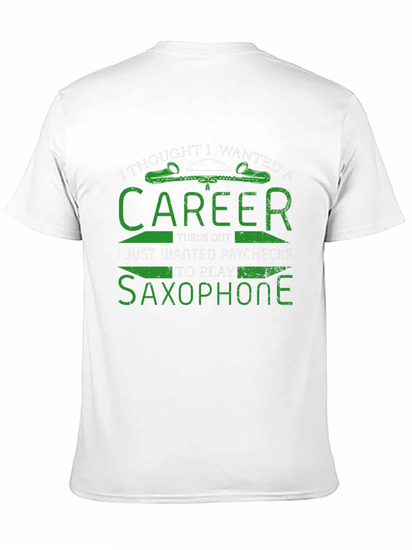 Saxophone Player T-Shirt Career Paycheck