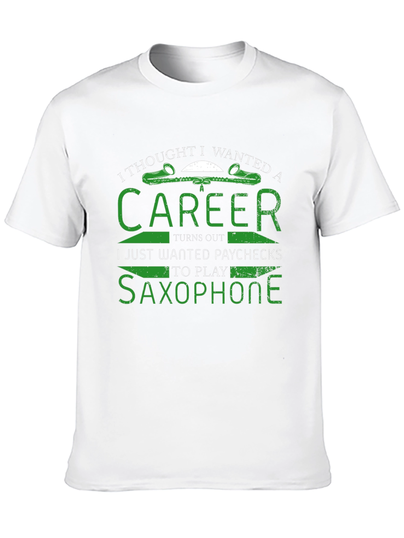 Saxophone Player T-Shirt Career Paycheck