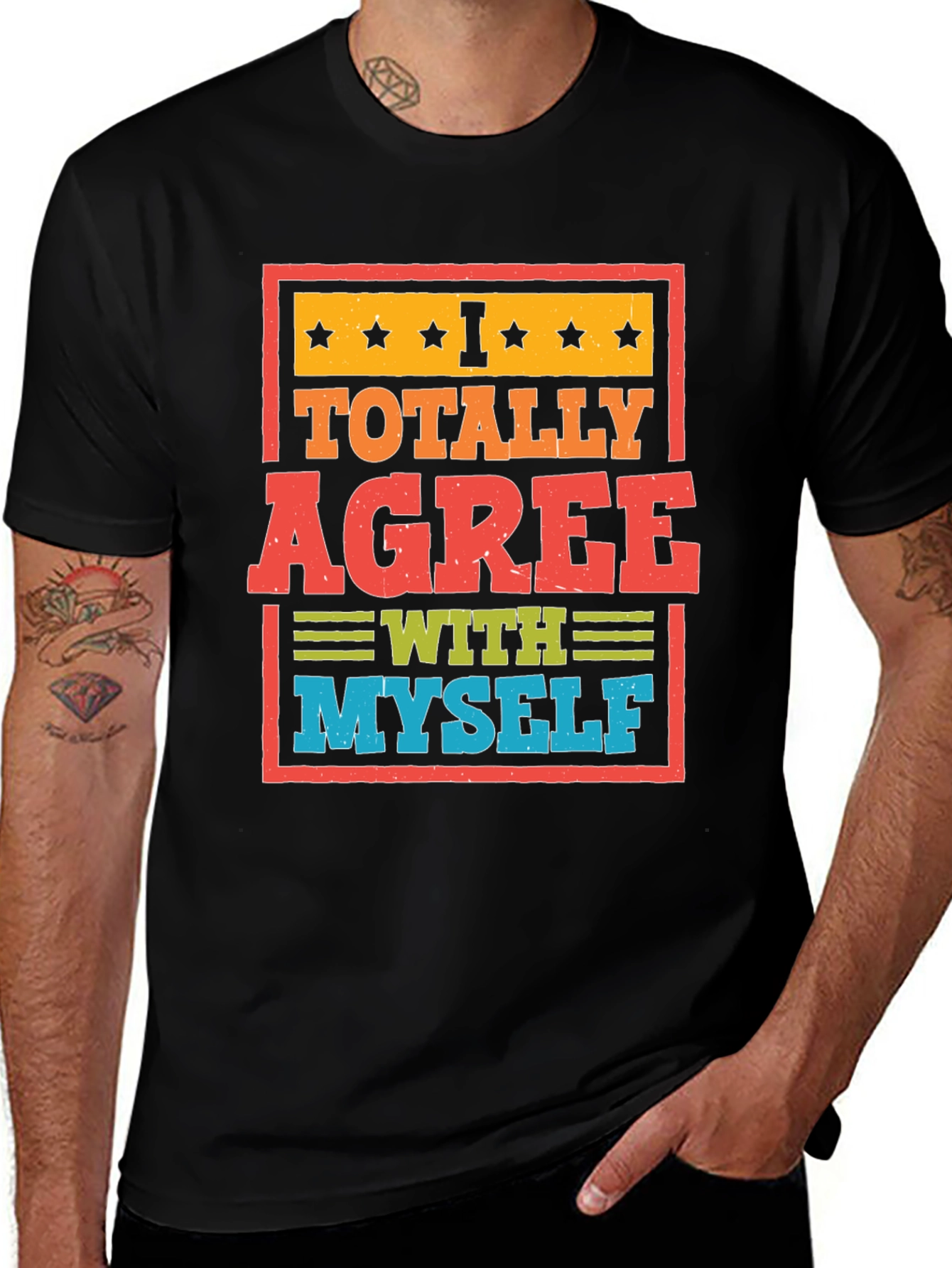 I Totally Agree With Myself Funny T-Shirt