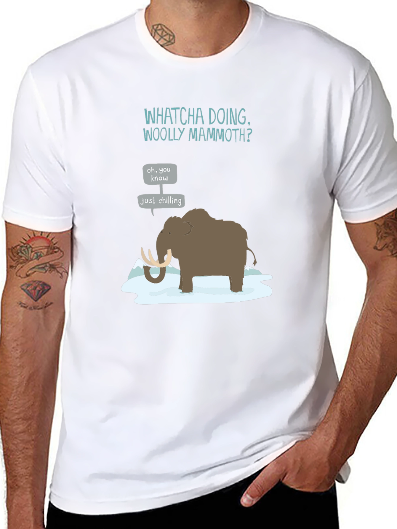 Whatcha Doing Woolly Mammoth? Graphic Tee