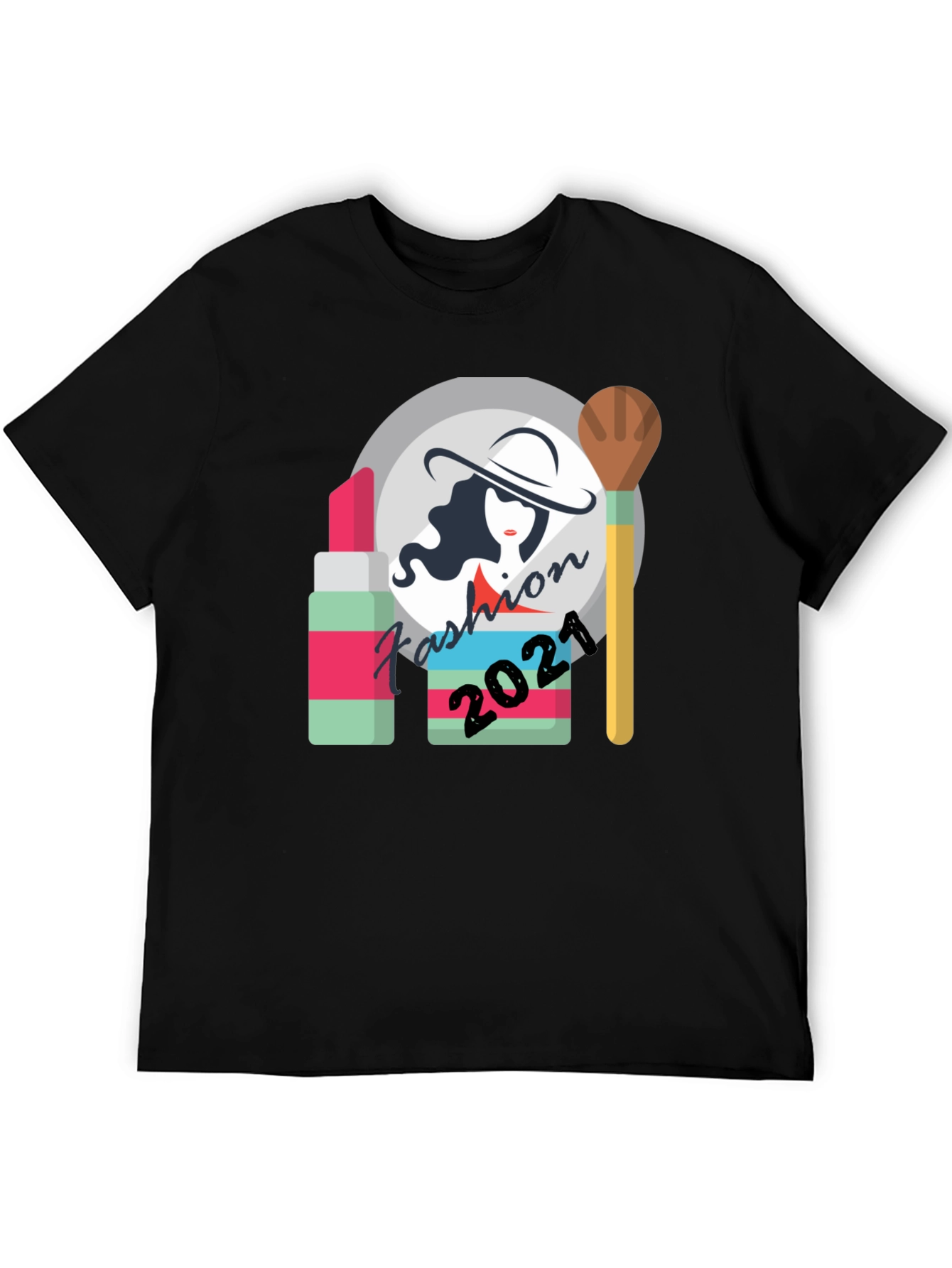 Fashion 2021 Graphic Tee - Unisex Black T-Shirt