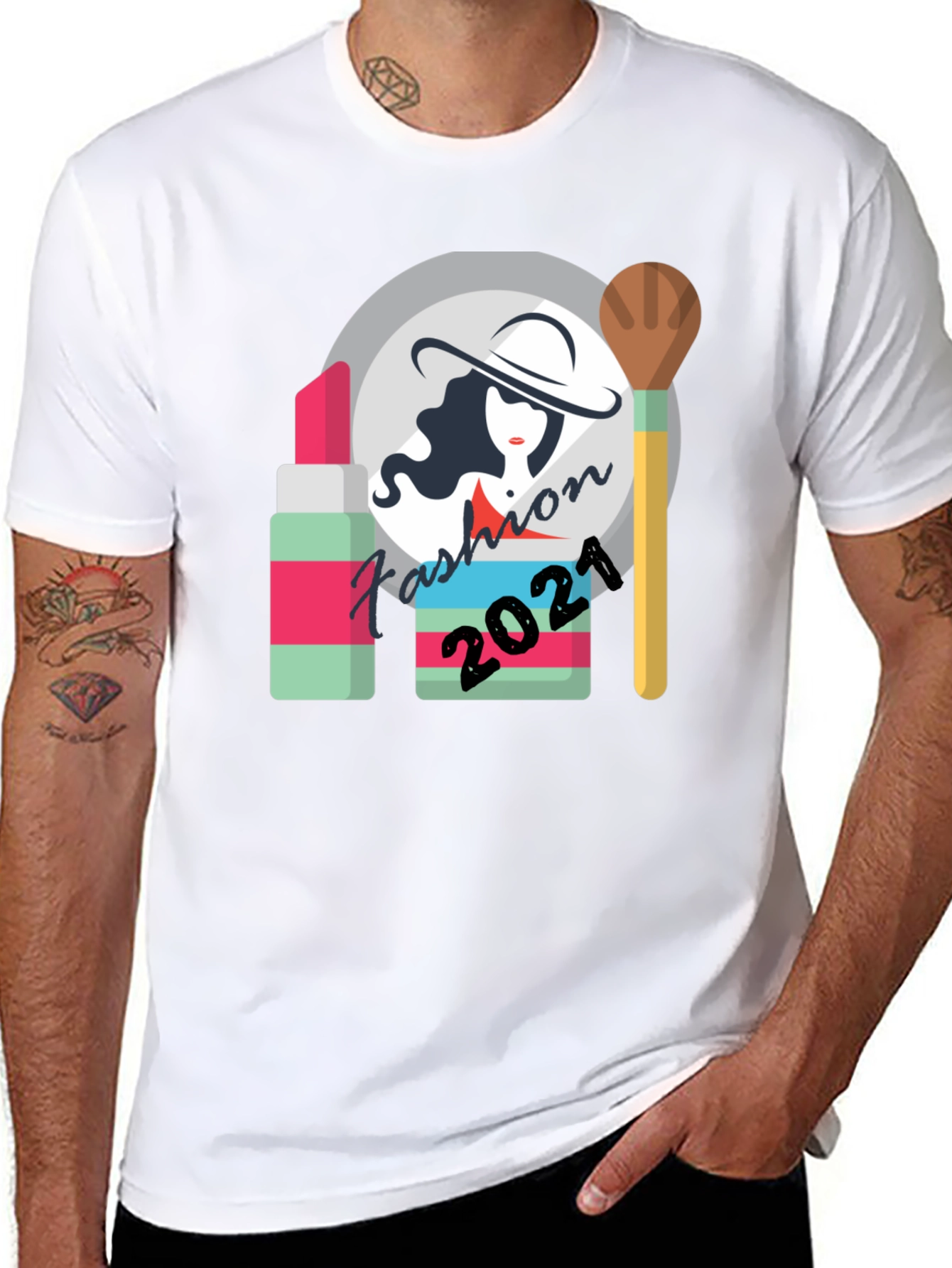 Fashion 2021 Graphic Tee - Unisex Black T-Shirt