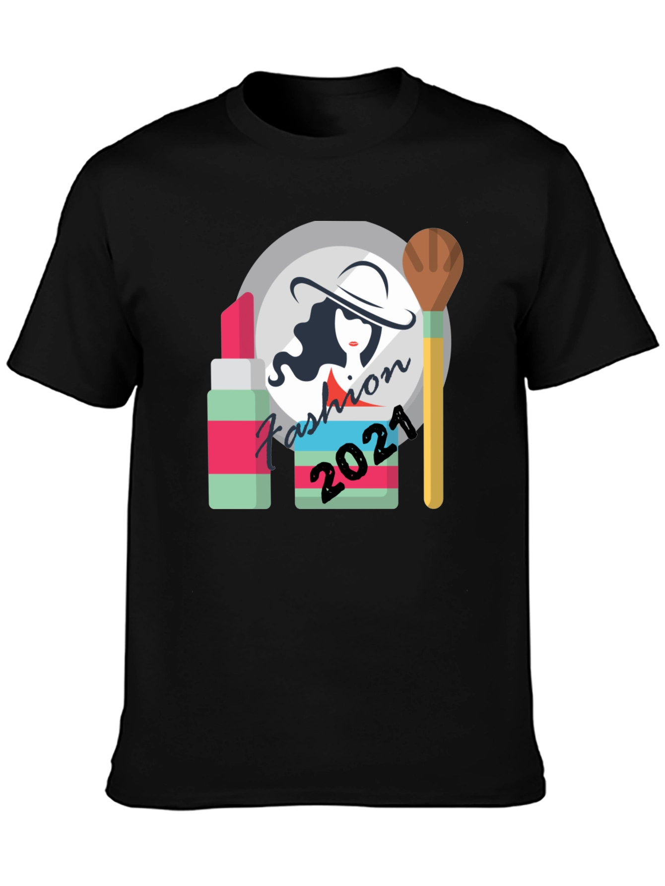 Fashion 2021 Graphic Tee - Unisex Black T-Shirt