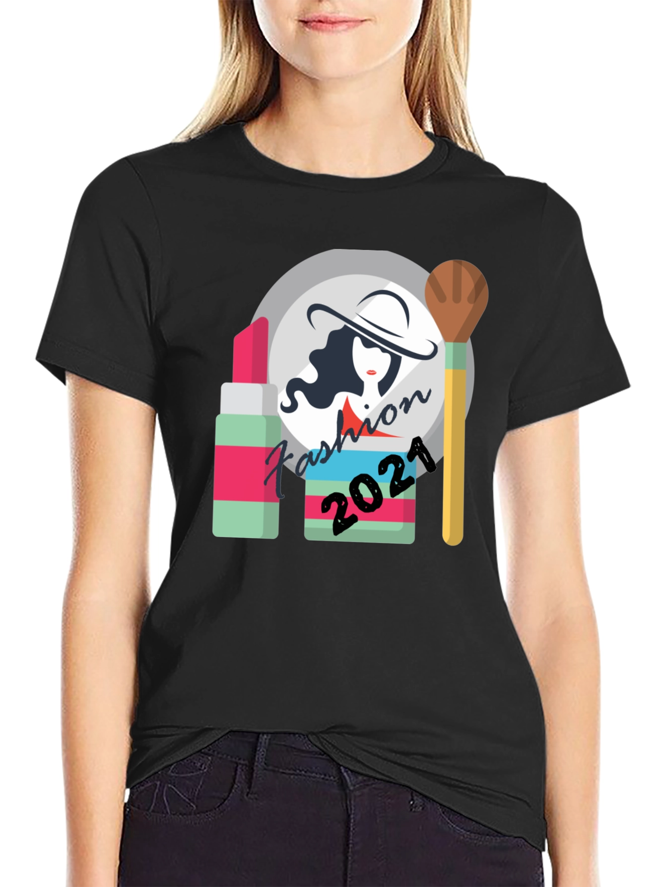 Fashion 2021 Graphic Tee - Unisex Black T-Shirt