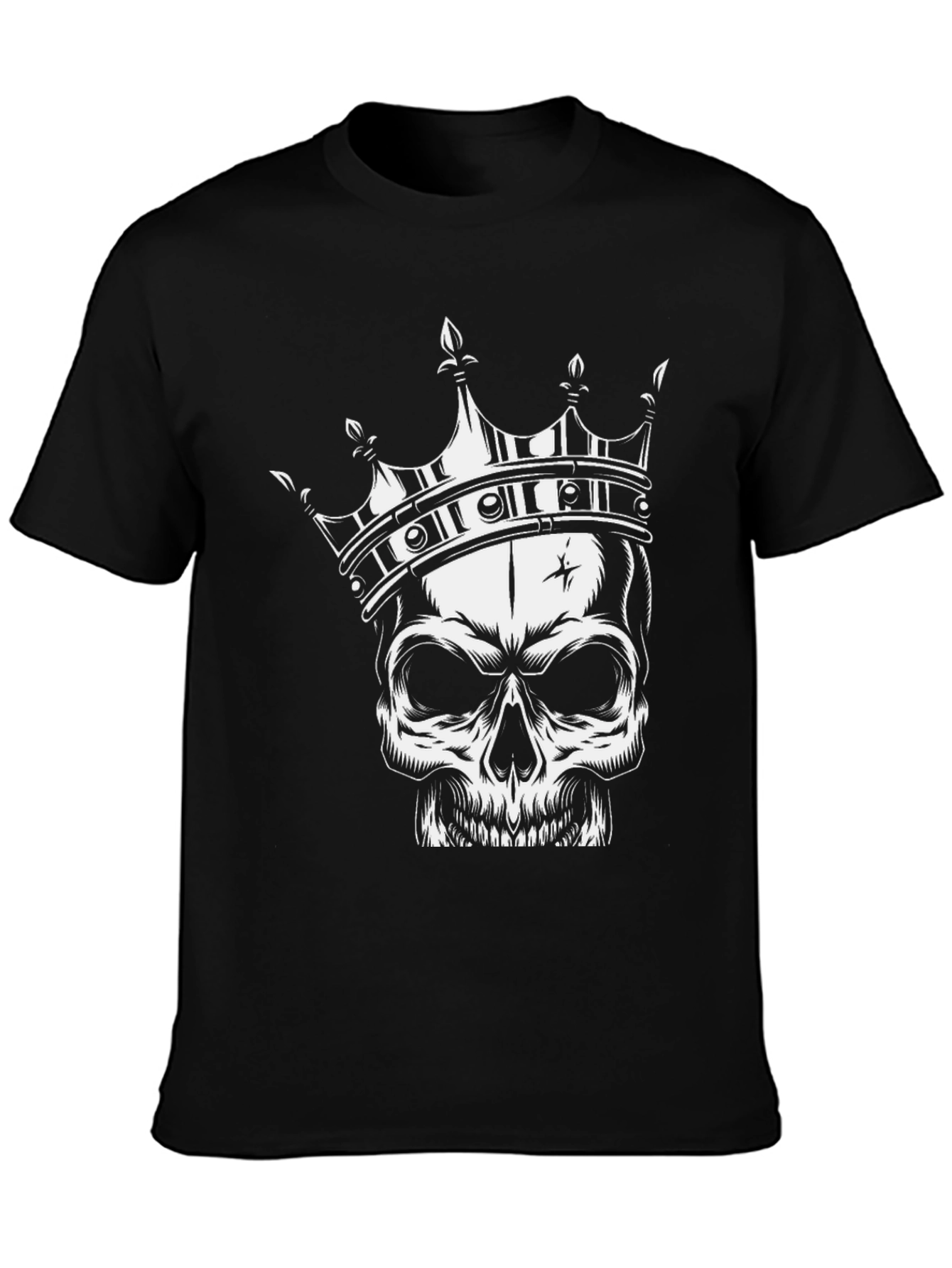 Skull King Graphic Tee - Mens Black T-Shirt