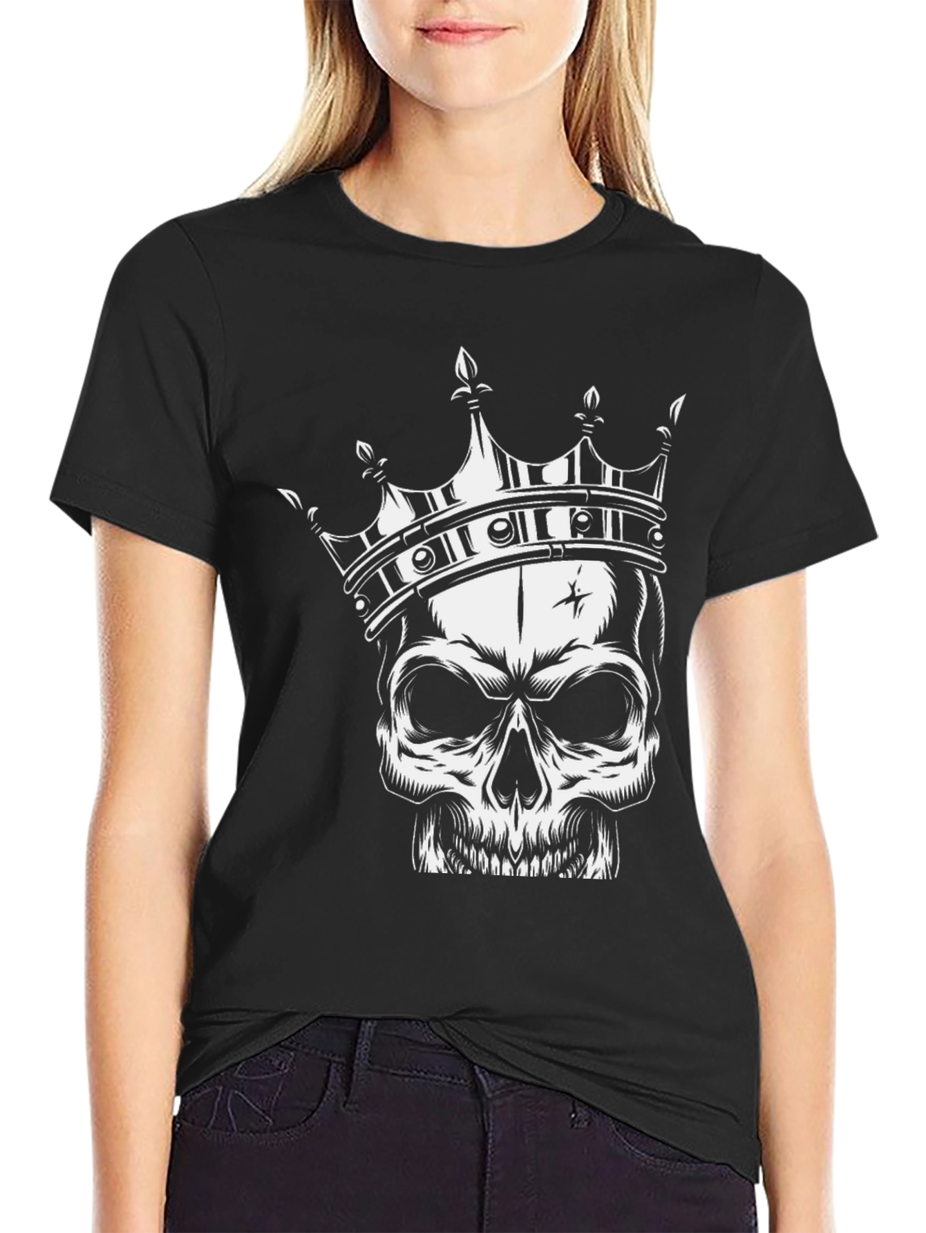 Skull King Graphic Tee - Mens Black T-Shirt