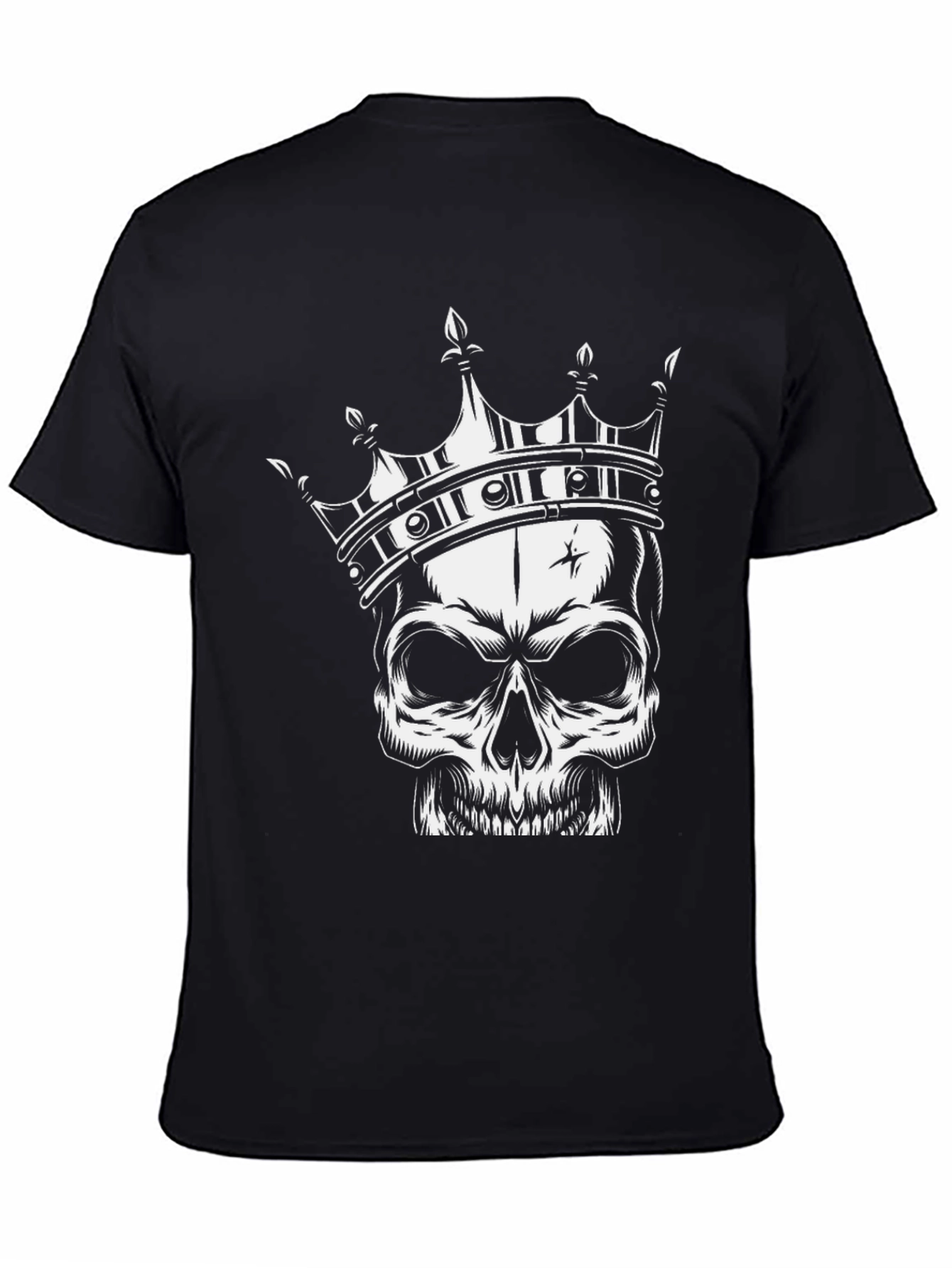 Skull King Graphic Tee - Mens Black T-Shirt