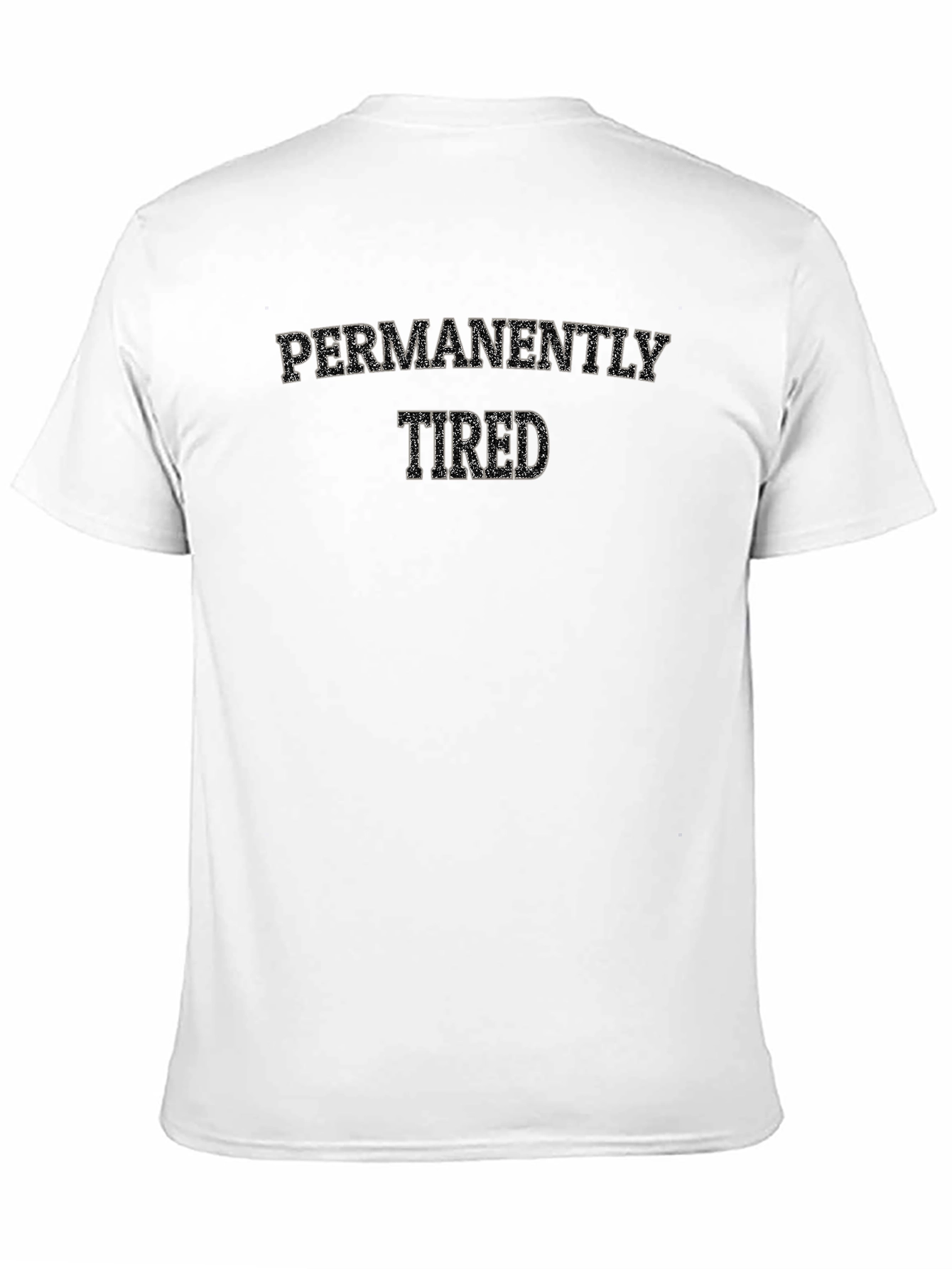 Permanently Tired Graphic Tee - Black