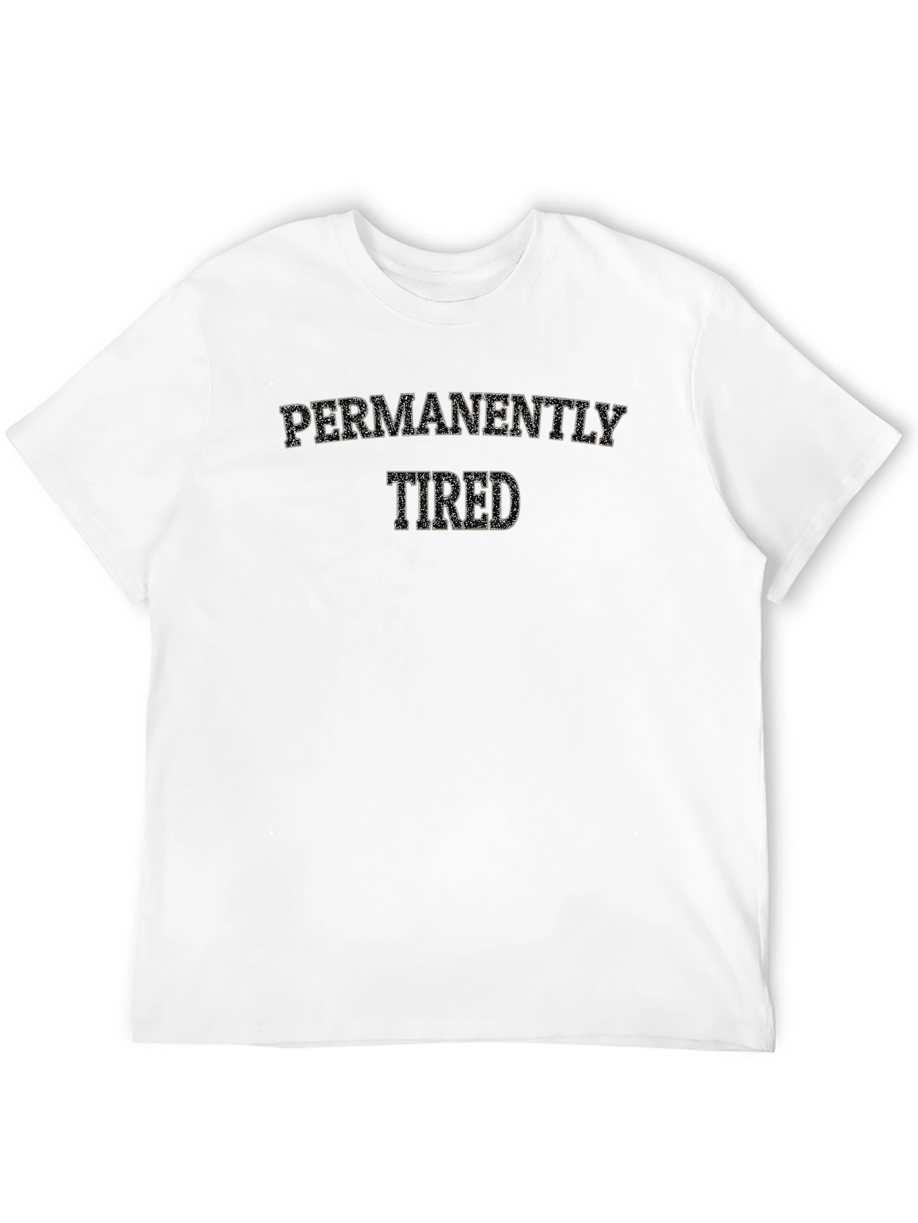 Permanently Tired Graphic Tee - Black