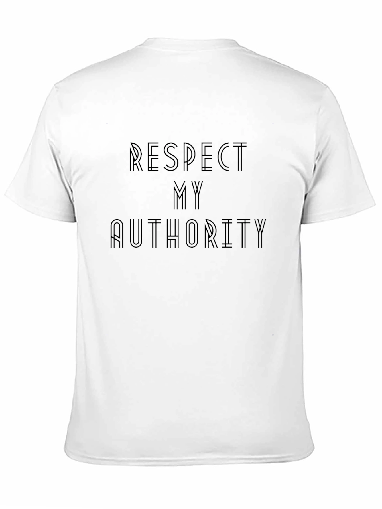Respect My Authority Graphic Tee - Black
