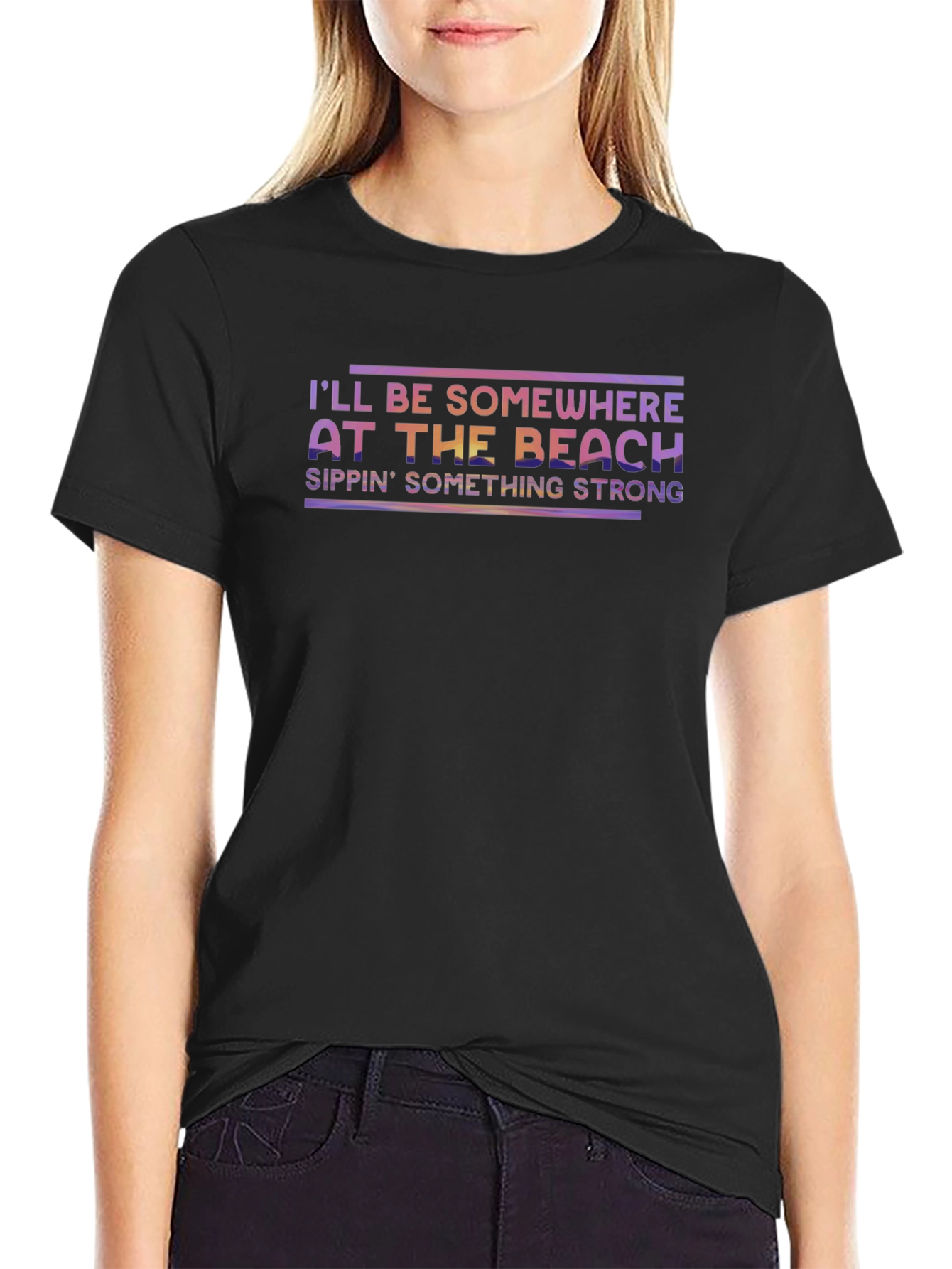 Beach Sippin T-Shirt - Strong Drink Vibes