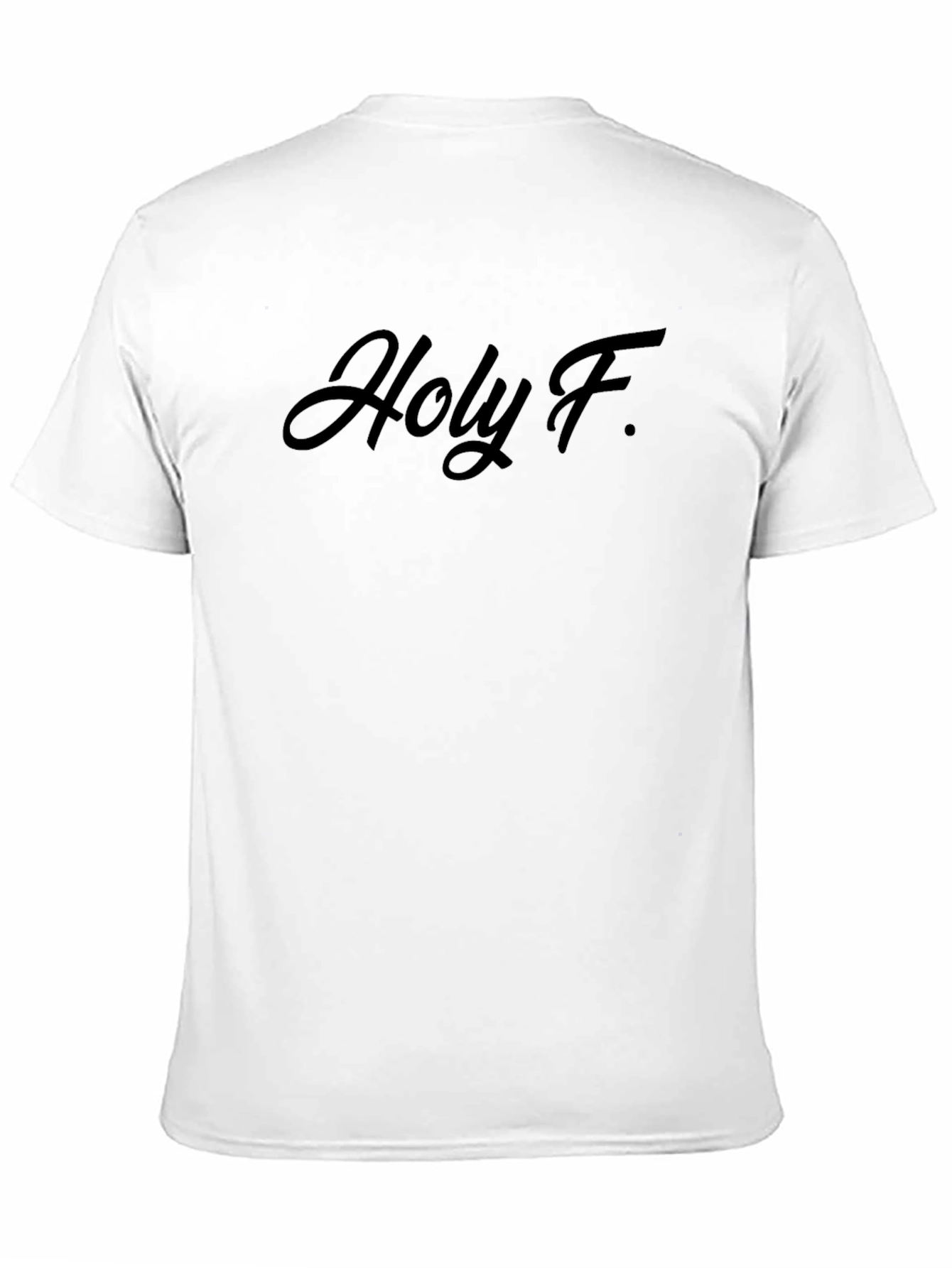 Holy F. Black Graphic Tee Shirt - Casual Style