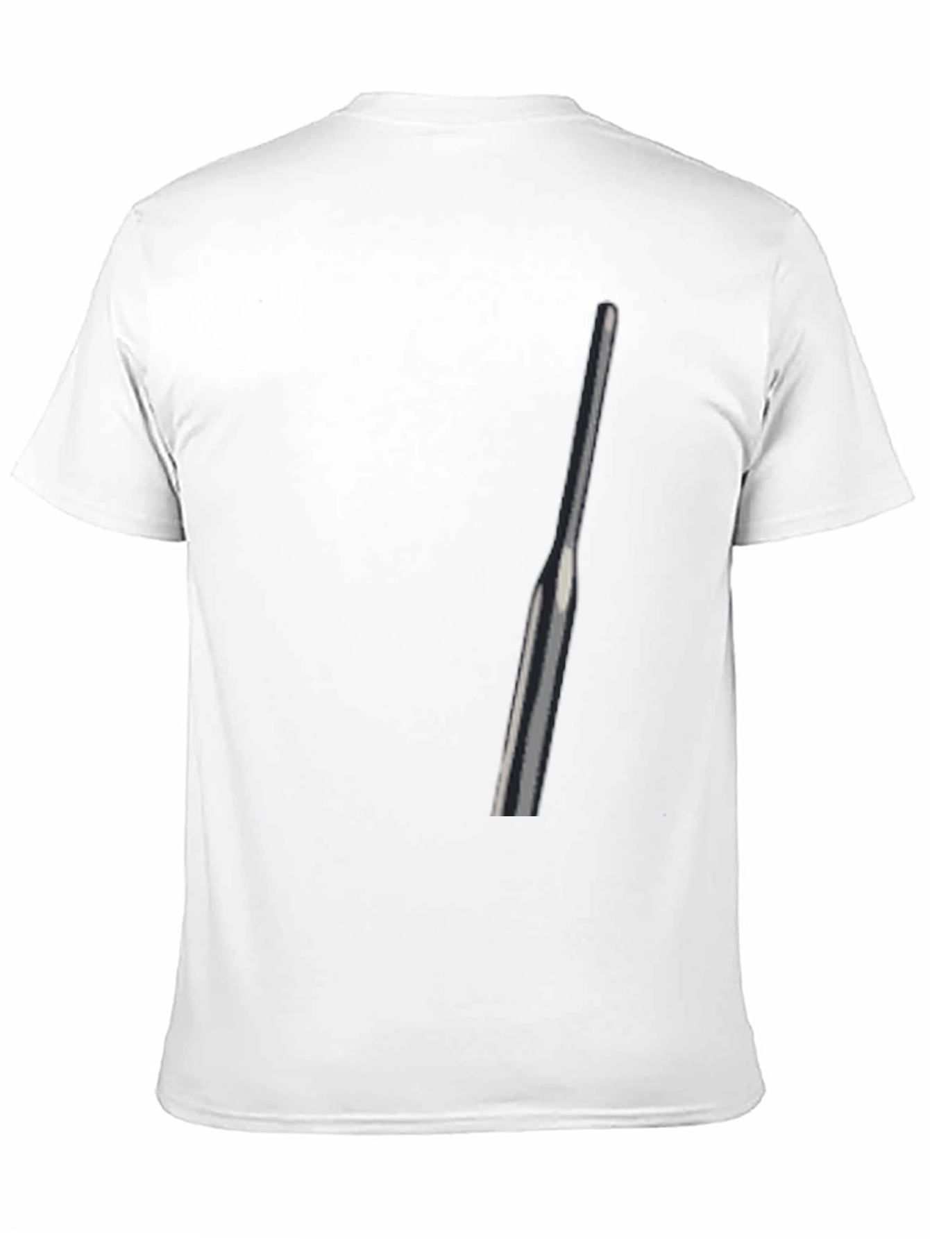 Mens Black T-Shirt with Abstract Graphic