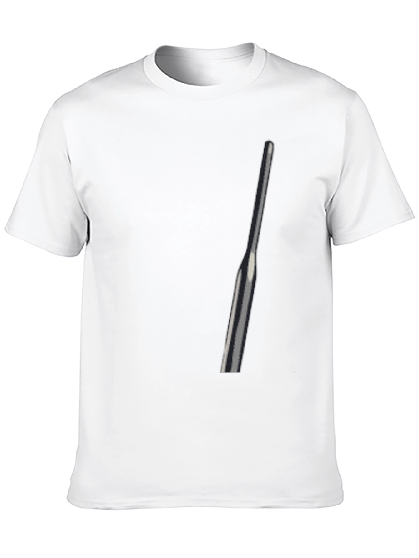 Mens Black T-Shirt with Abstract Graphic