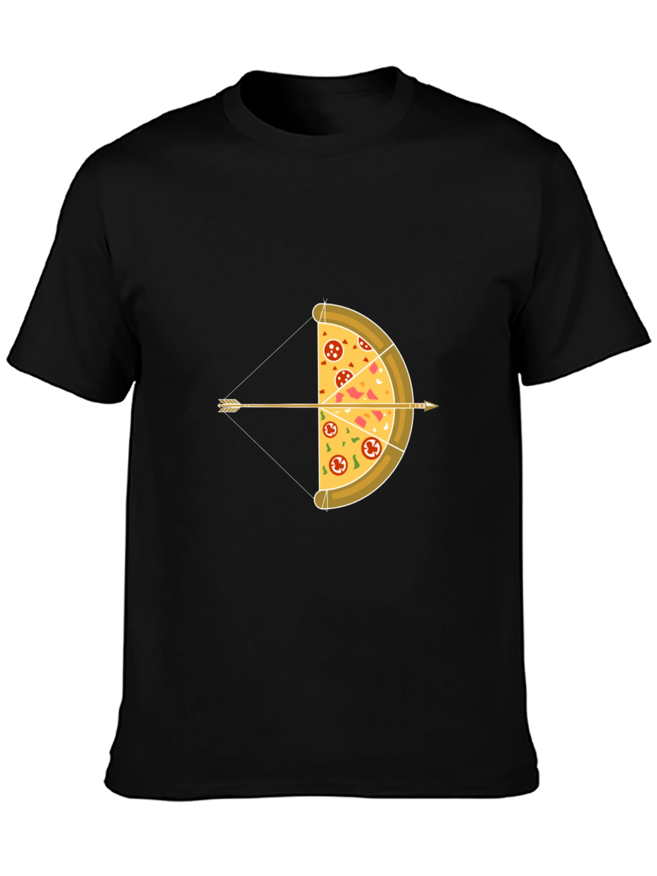 Pizza Bow & Arrow Graphic Tee