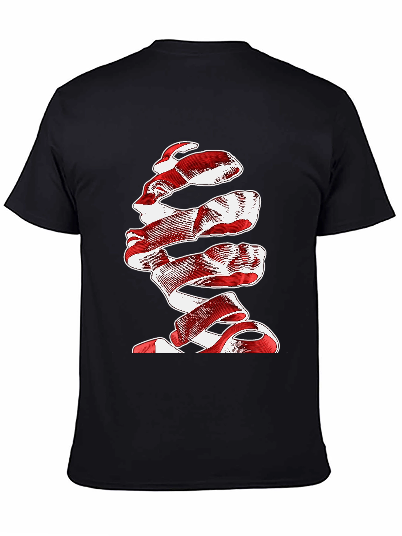 Twisted Ribbon Graphic T-Shirt