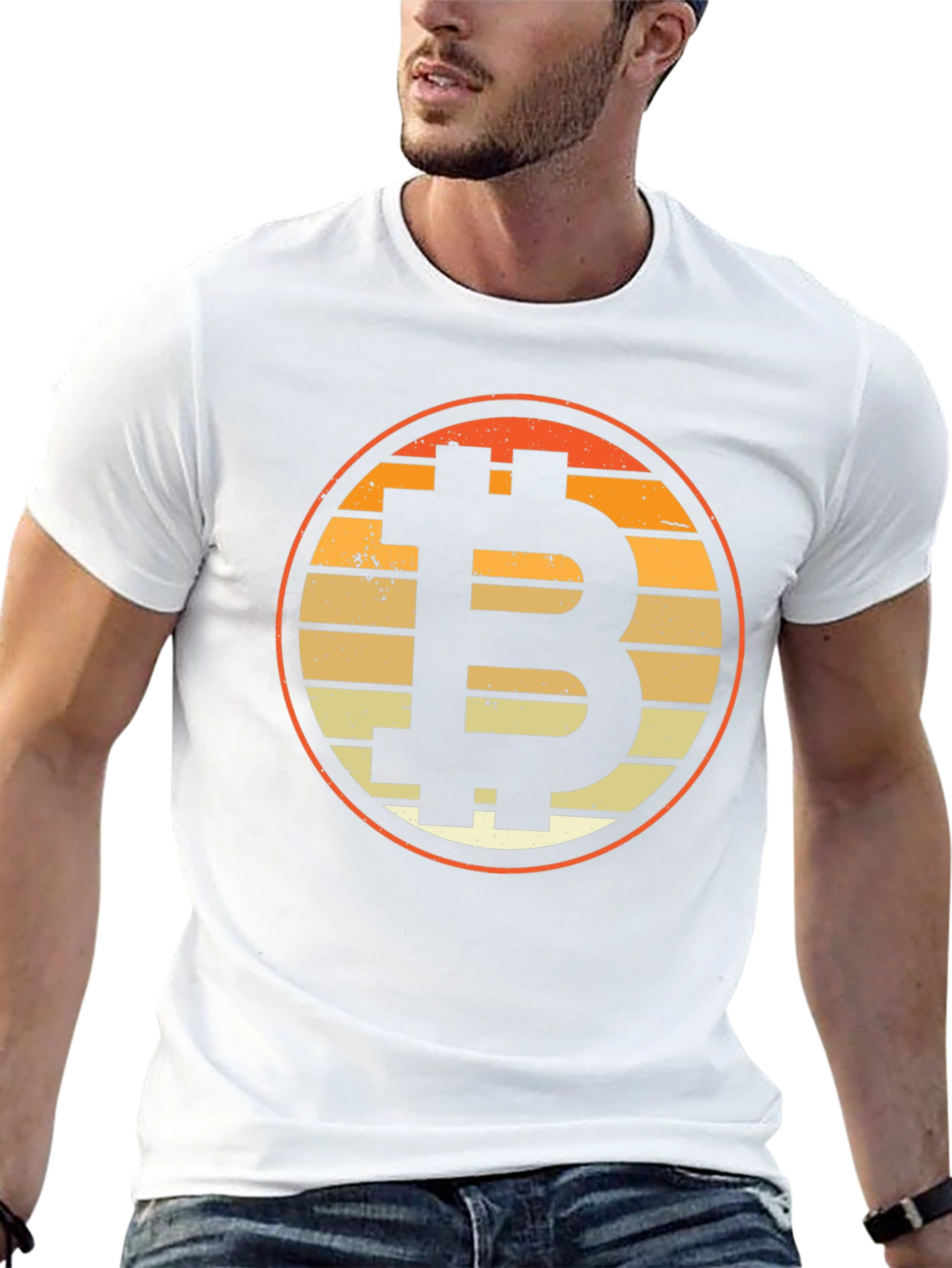 Bitcoin Retro T-Shirt - Crypto Currency Tee