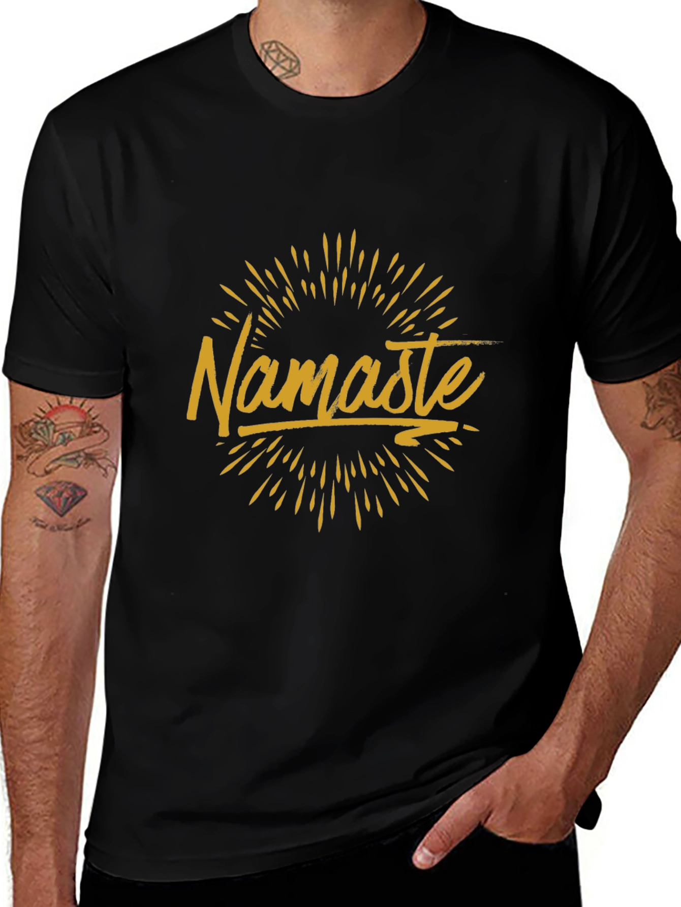 Namaste Graphic T-Shirt - Stylish Spiritual Tee