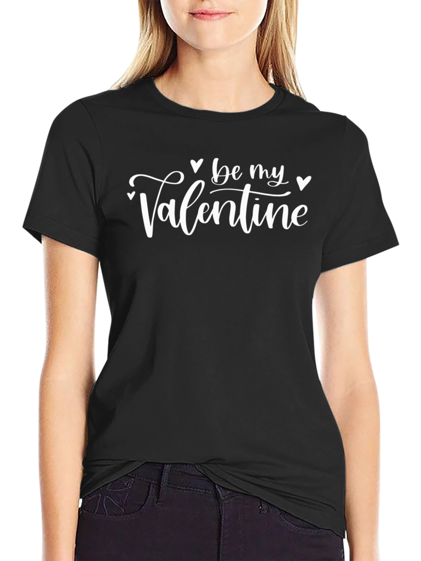 Be My Valentine Black T-Shirt
