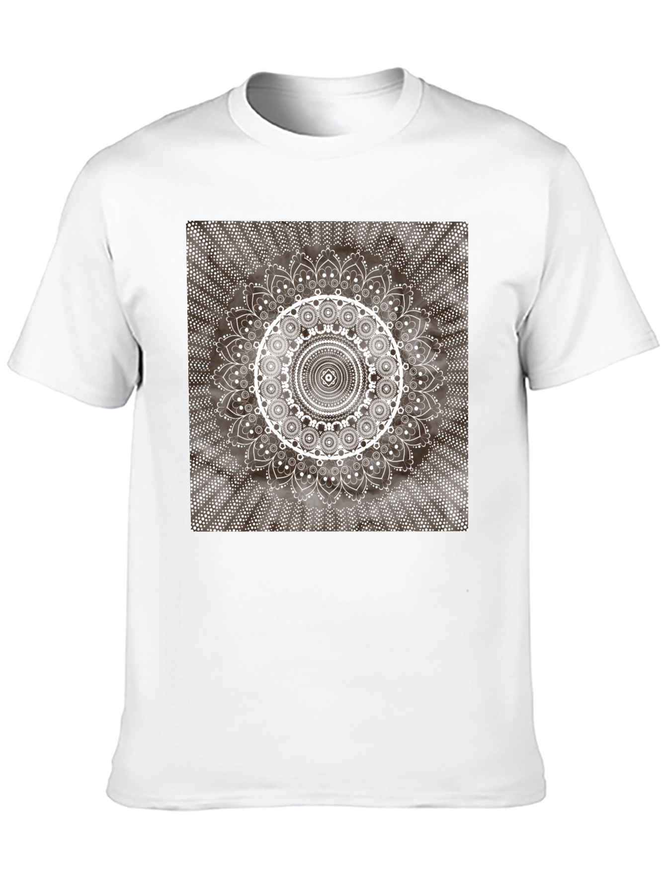 Mandala Graphic T-Shirt - Stylish Black Tee