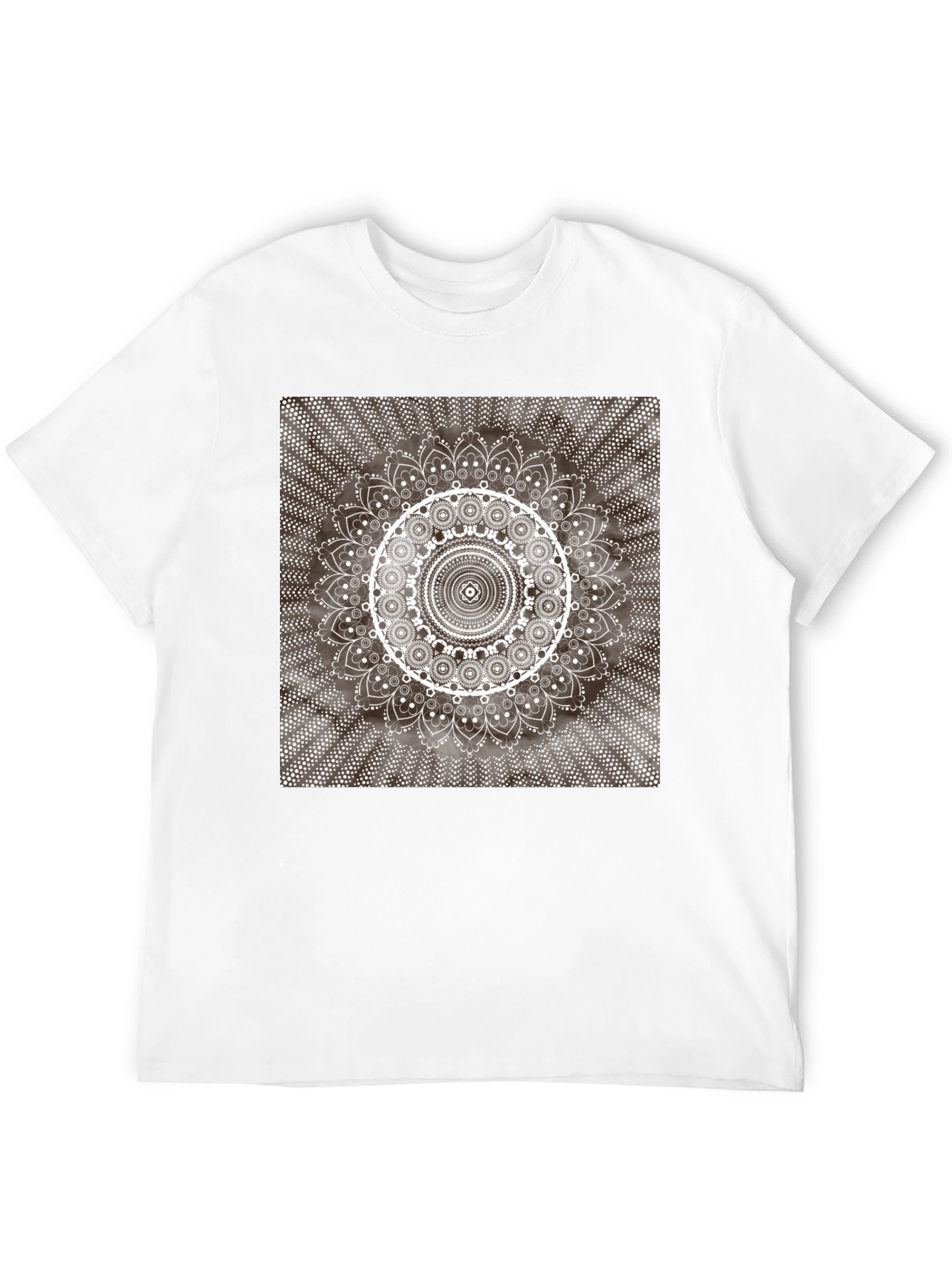 Mandala Graphic T-Shirt - Stylish Black Tee