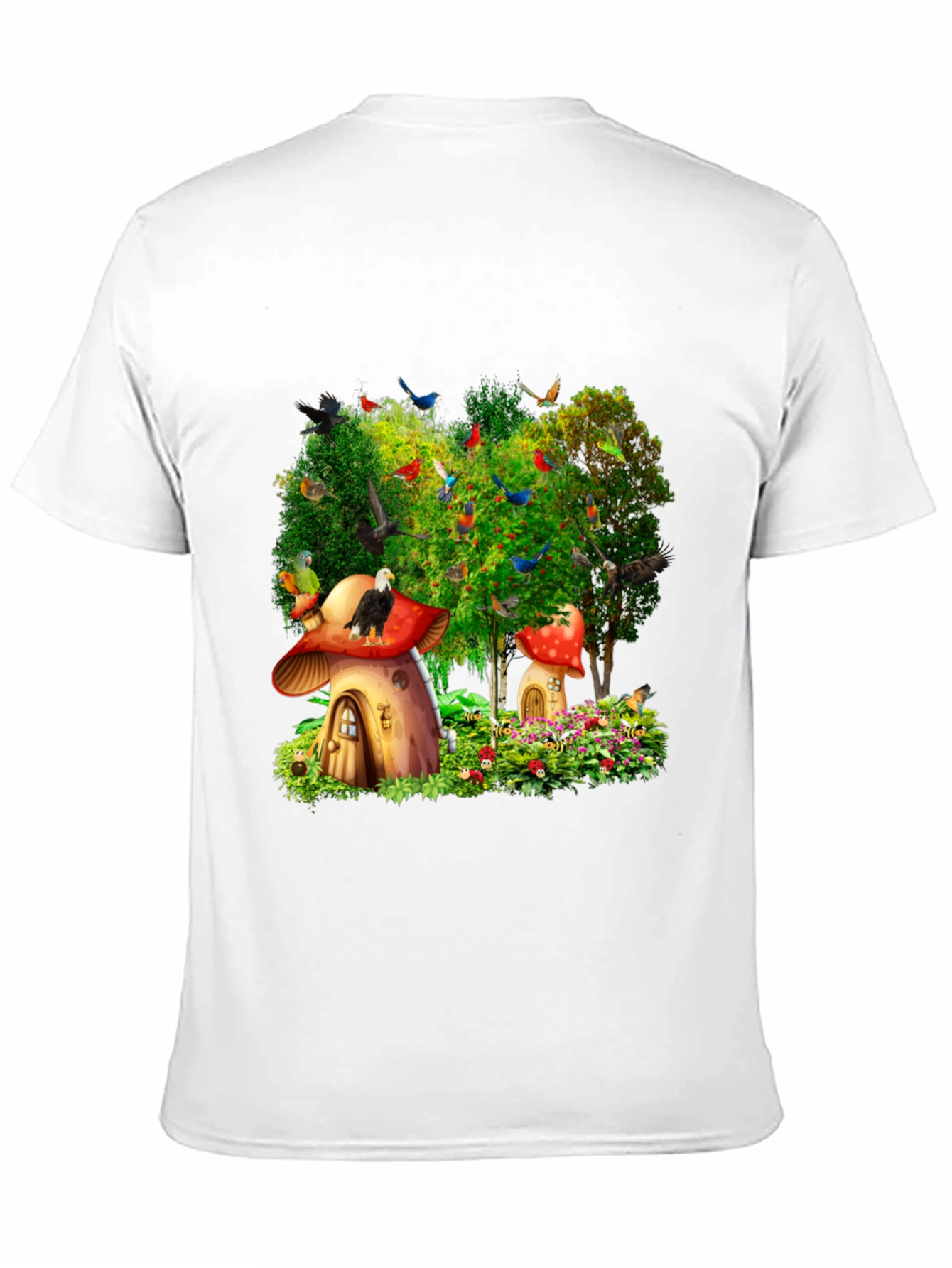 Whimsical Mushroom House T-Shirt