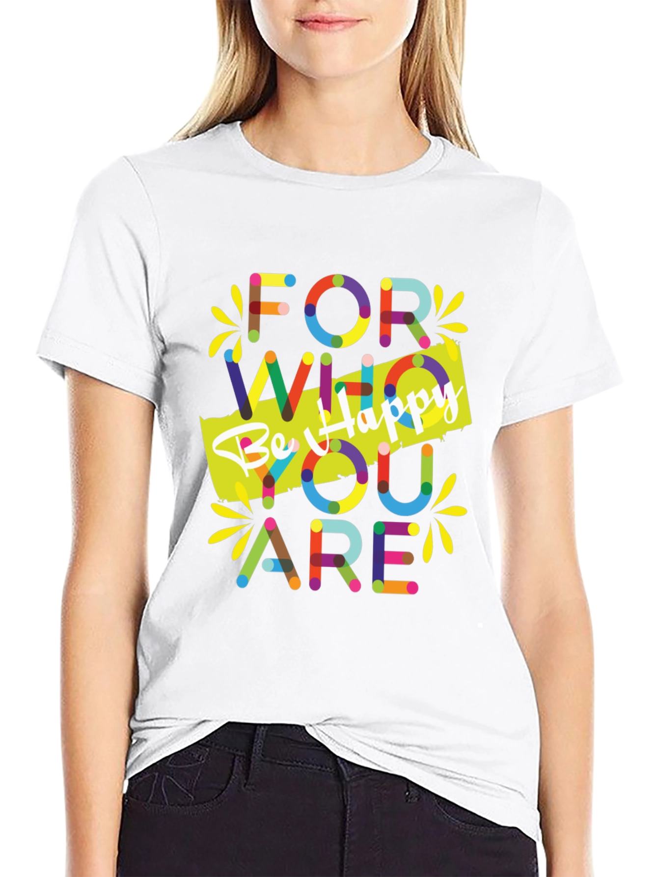 Be Happy Graphic T-Shirt - Motivational Tee