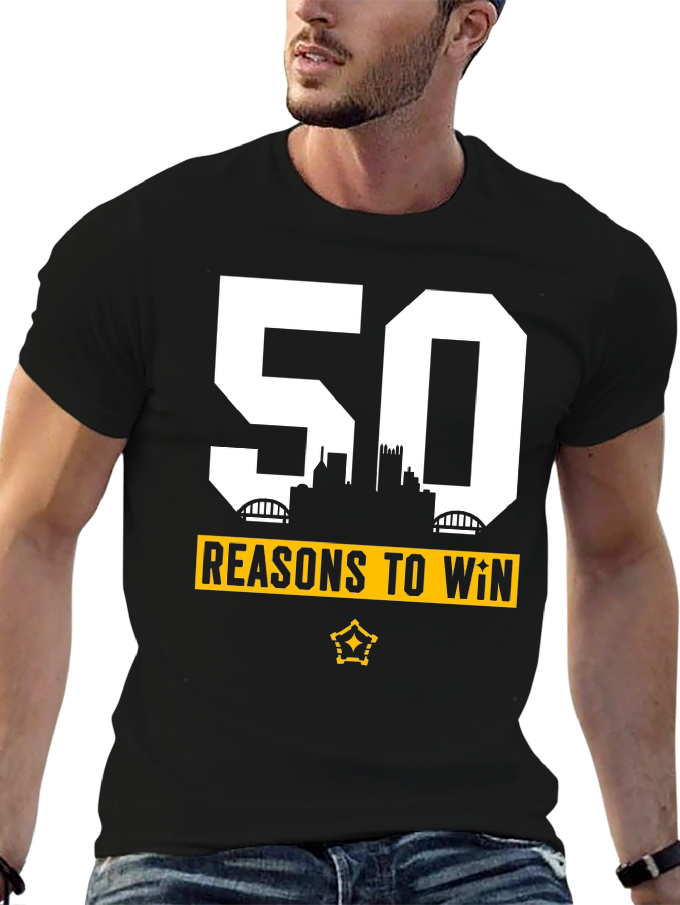 50 Reasons to Win T-Shirt - Pittsburgh Pride