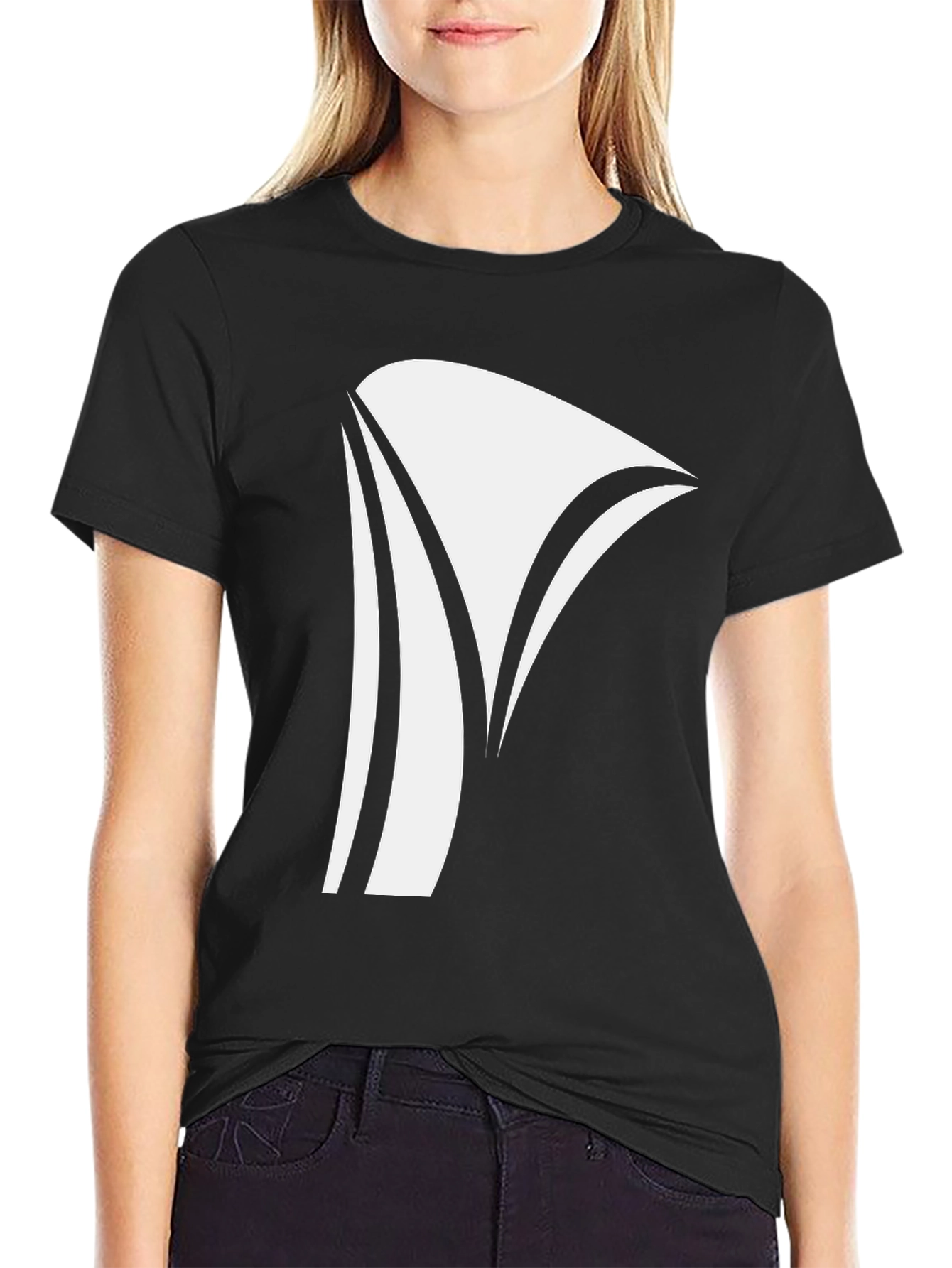Bold Graphic Tee - Modern Sail Design