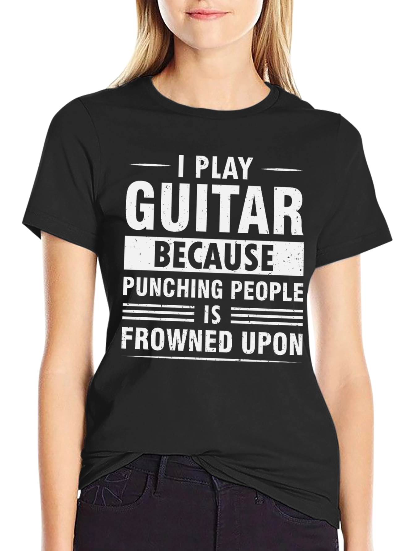 I Play Guitar Graphic T-Shirt