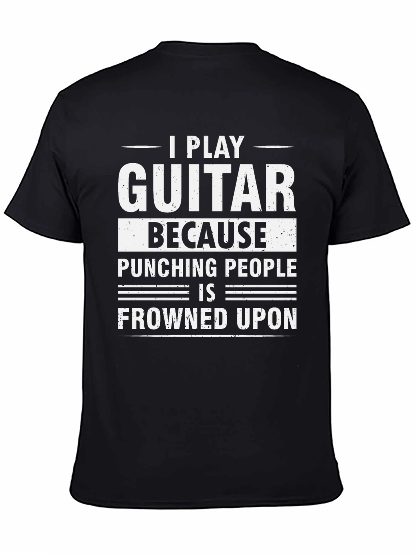 I Play Guitar Graphic T-Shirt