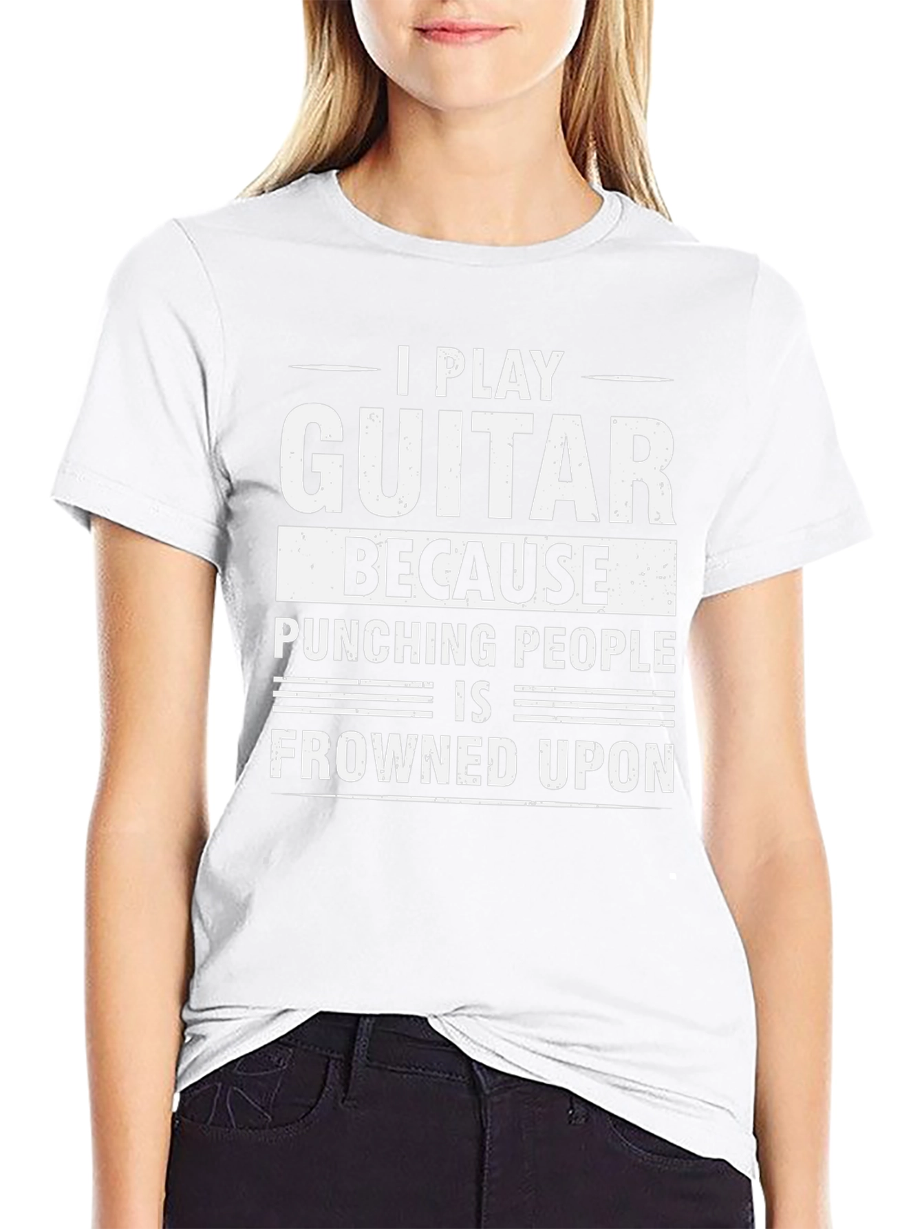 I Play Guitar Graphic T-Shirt