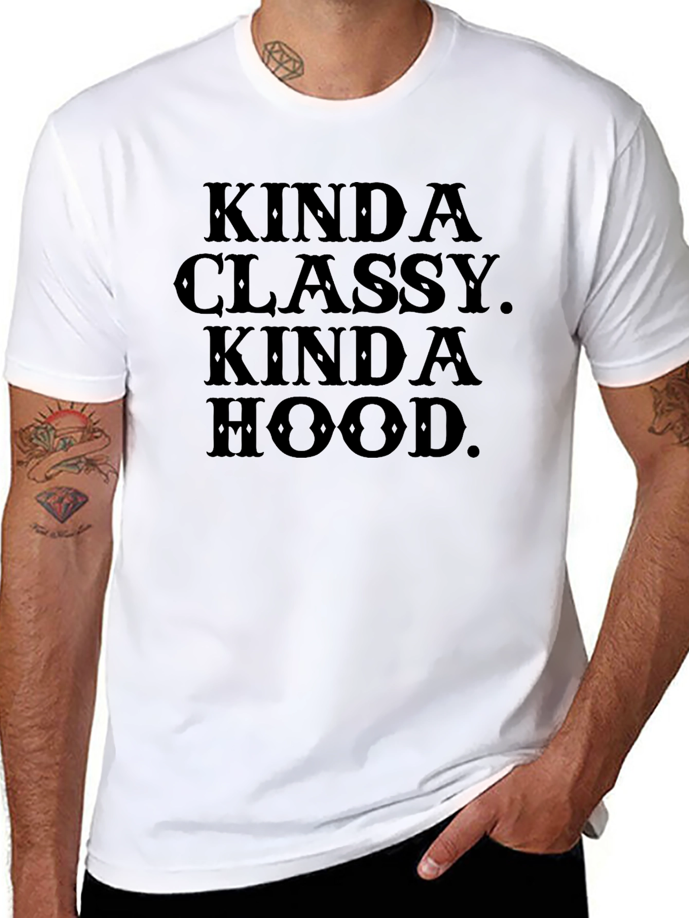 Kinda Classy Kinda Hood Graphic T-Shirt