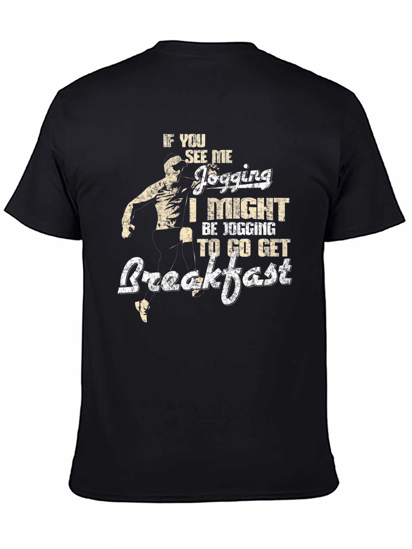 Funny Jogging Breakfast T-Shirt