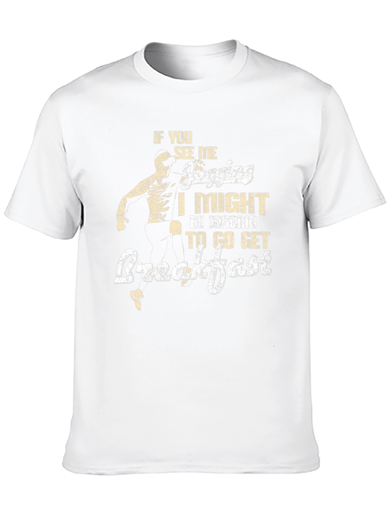 Funny Jogging Breakfast T-Shirt