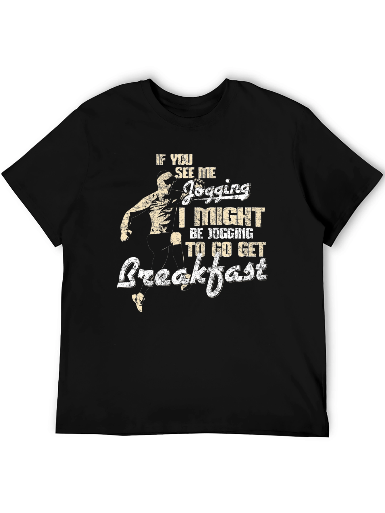 Funny Jogging Breakfast T-Shirt