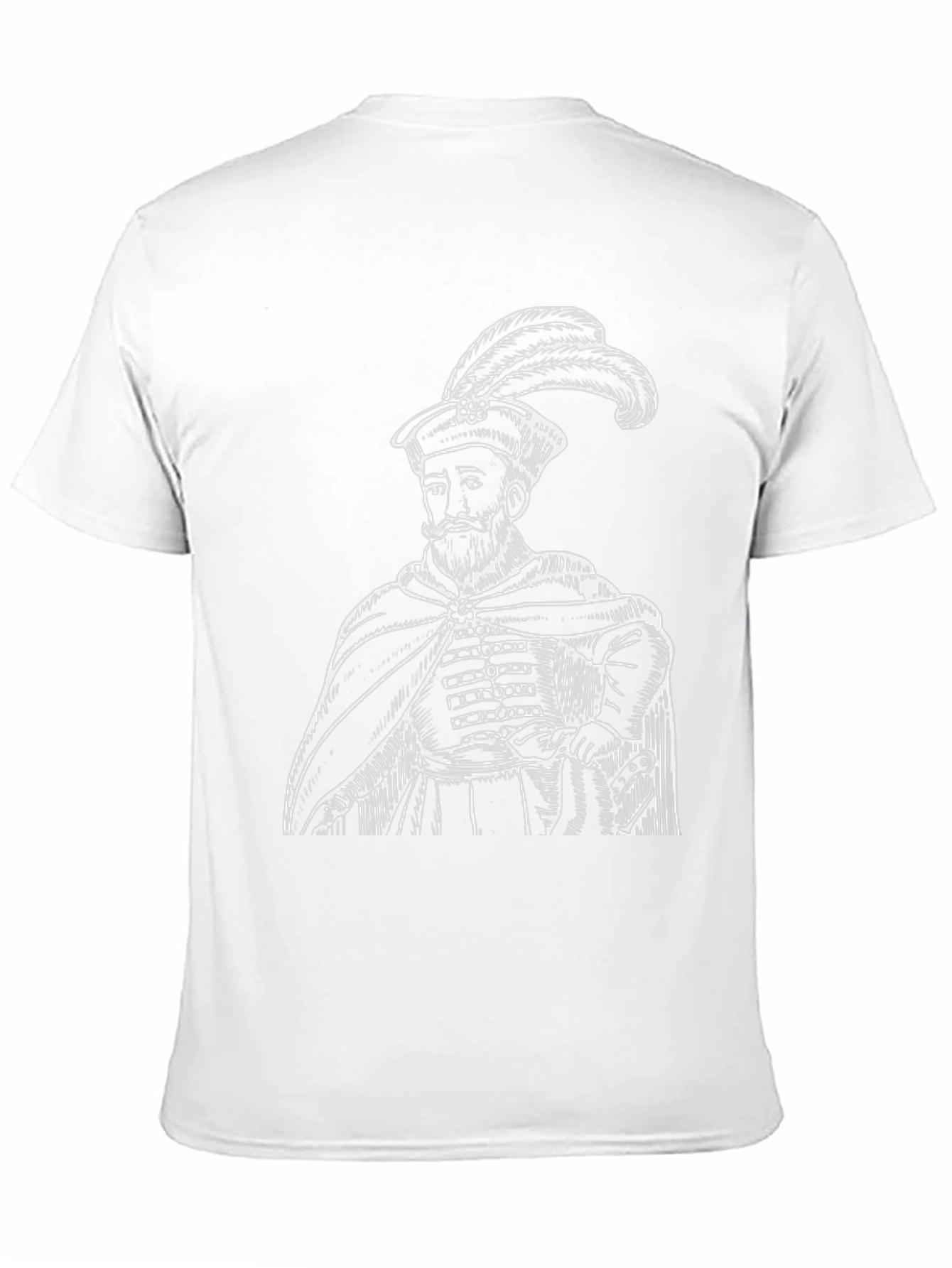 Historical Figure Graphic Tee - Black