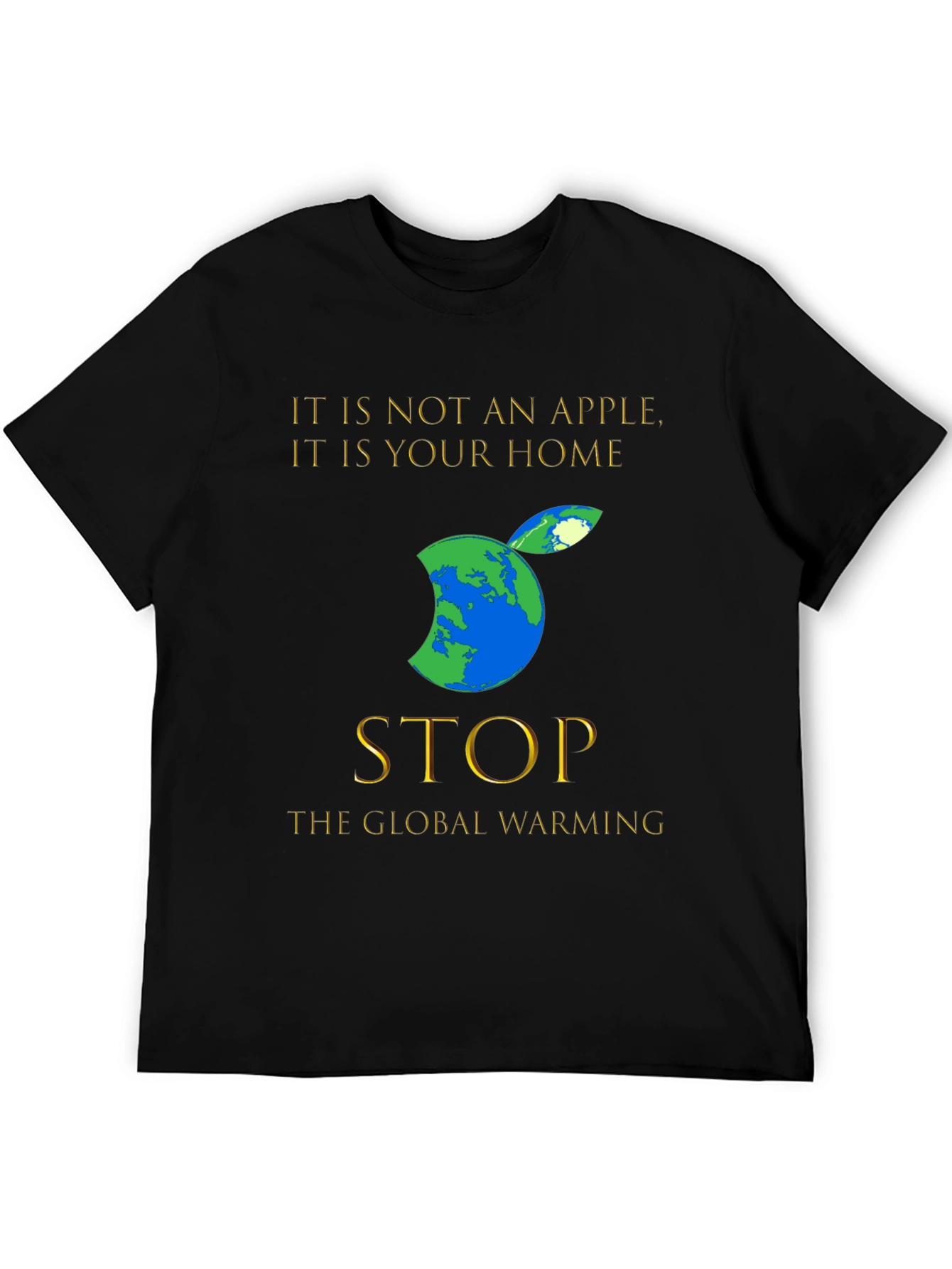 Earth Apple T-Shirt: Stop Global Warming Tee