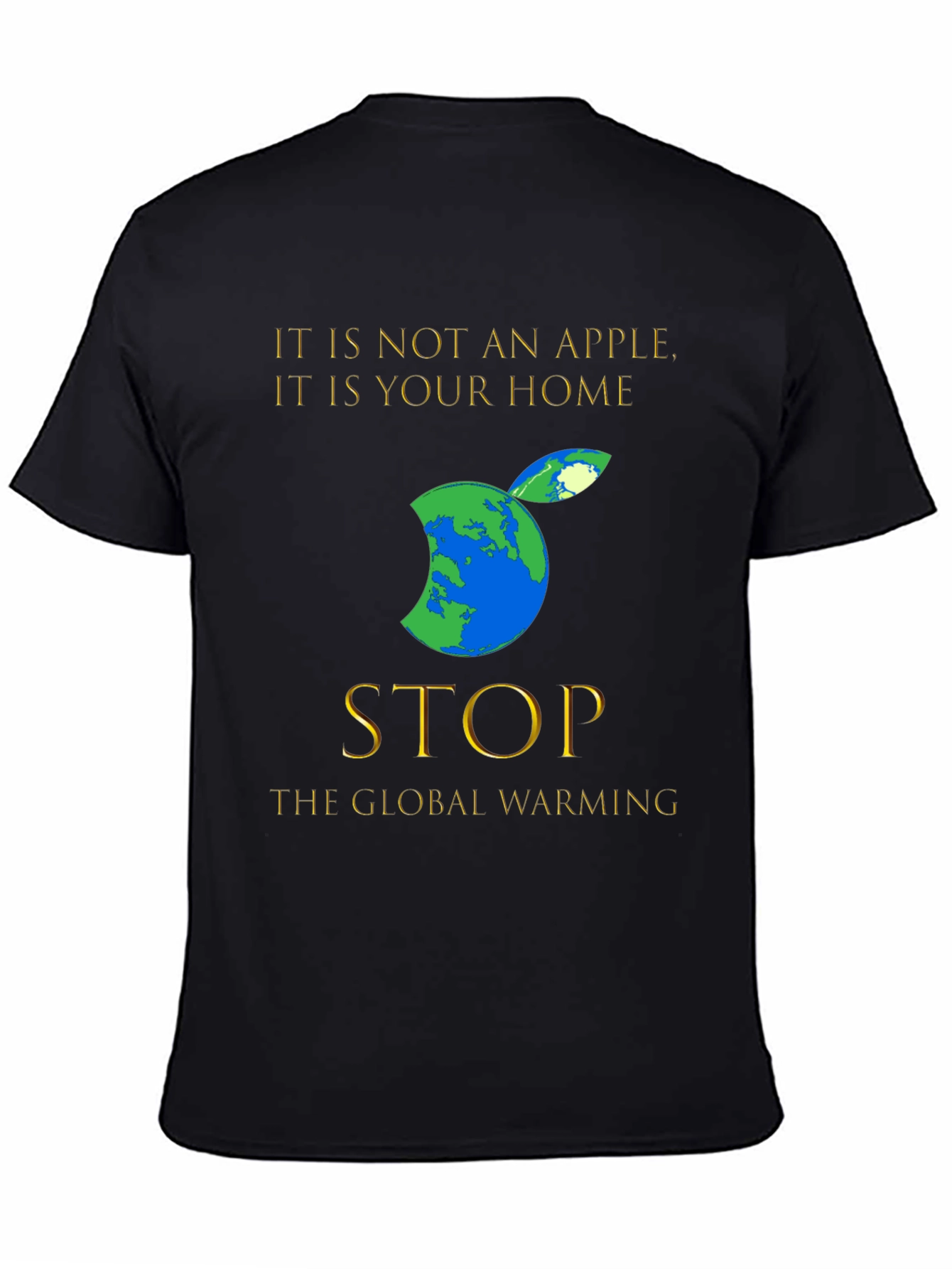 Earth Apple T-Shirt: Stop Global Warming Tee
